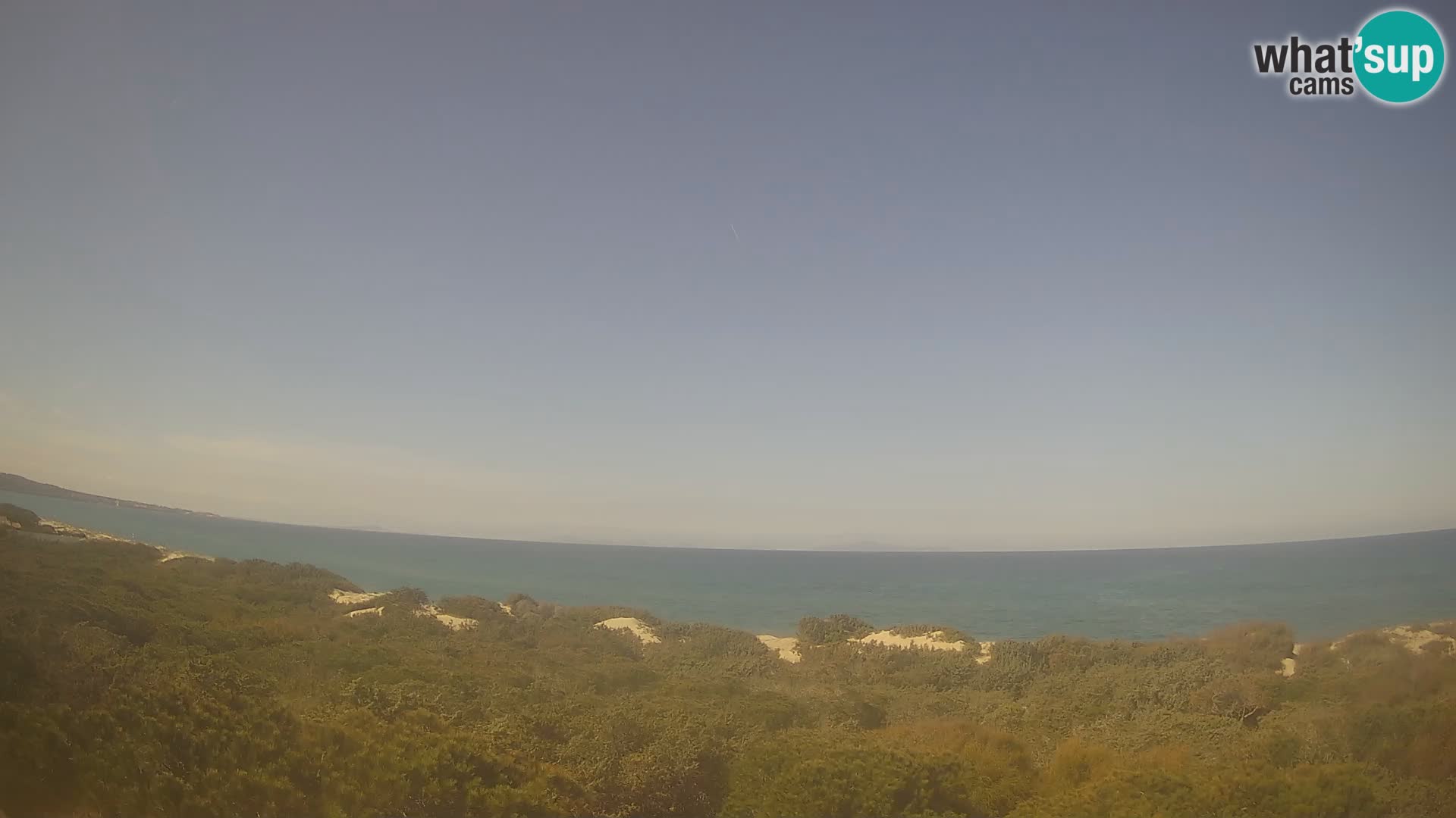 Villaplatamona, vue panoramique sur le golfe de l’Asinara, Platamona, Sorso, Sardaigne – webcam en direct