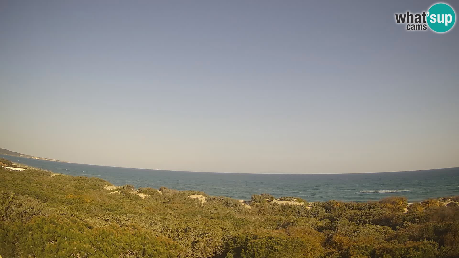 Villaplatamona, panoramic view of the Gulf of Asinara, Platamona, Sorso, Sardinia – live webcam