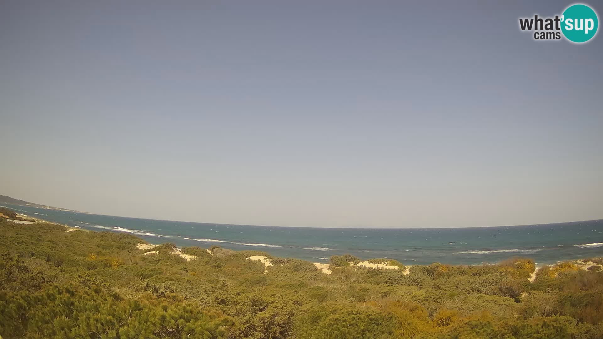 Villaplatamona, vista panorámica del Golfo de Asinara, Platamona, Sorso, Cerdeña – cámara web en vivo