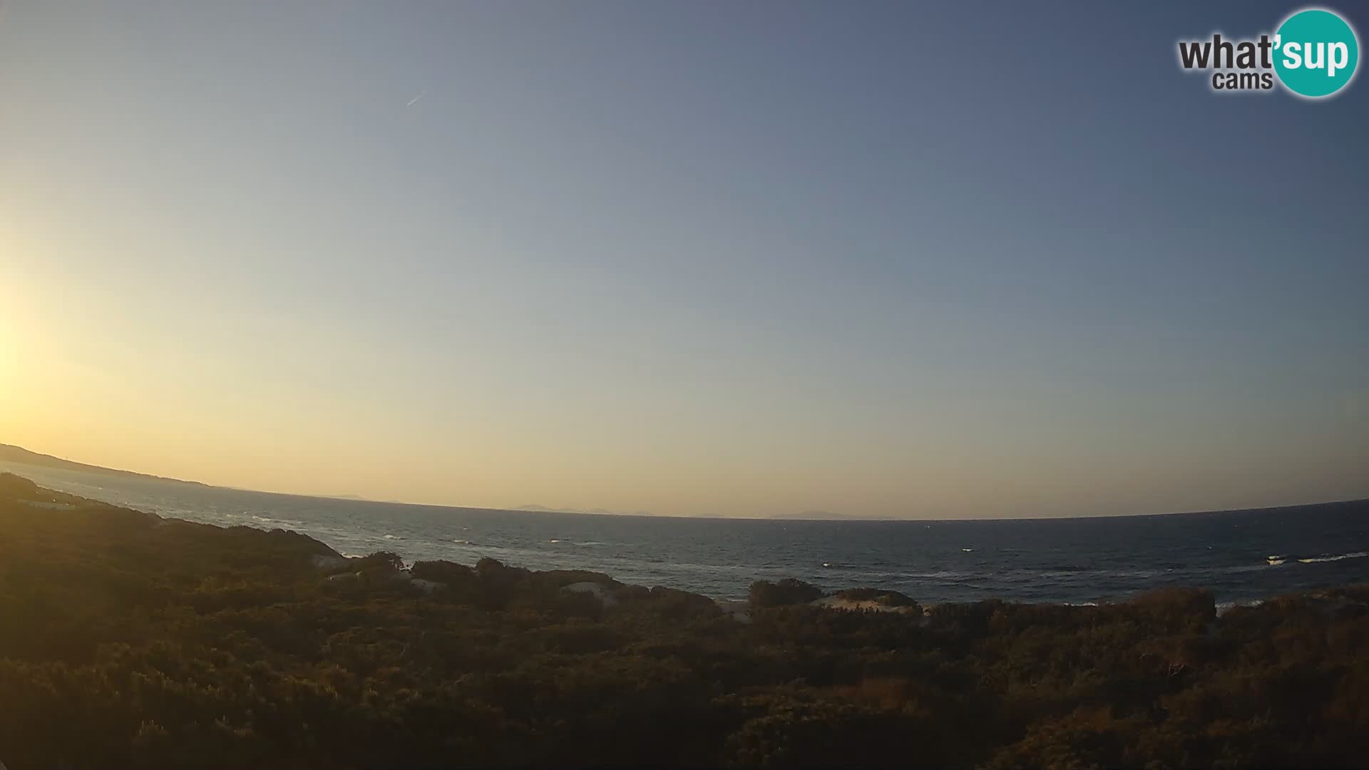 Villaplatamona, vista panoramica sul Golfo dell’Asinara, Platamona, Sorso, Sardegna – live webcam