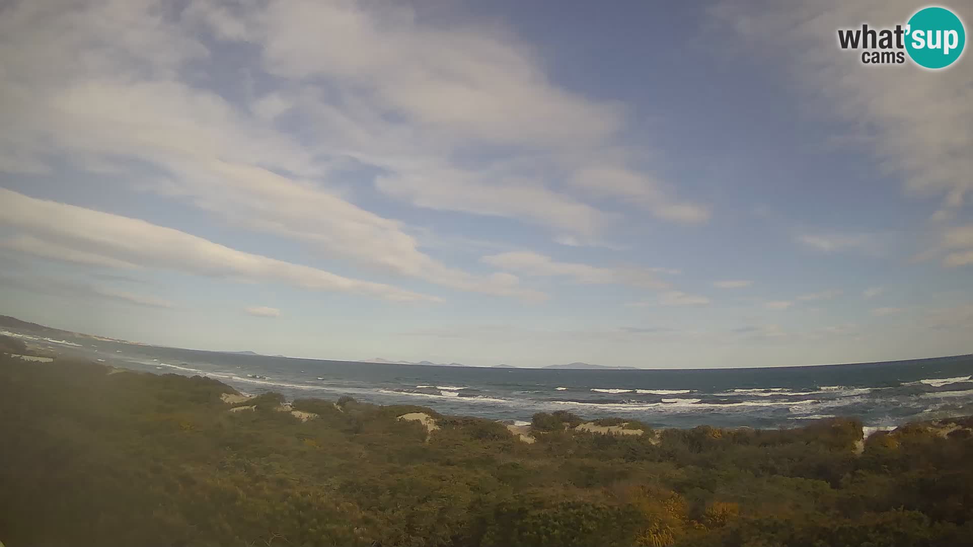 Villaplatamona, vista panorámica del Golfo de Asinara, Platamona, Sorso, Cerdeña – cámara web en vivo