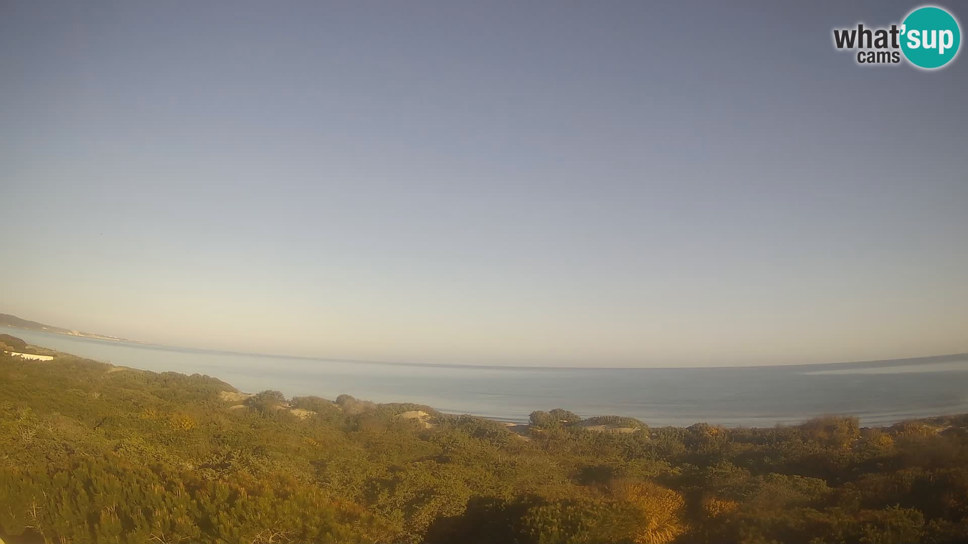 Villaplatamona, panoramic view of the Gulf of Asinara, Platamona, Sorso, Sardinia – live webcam