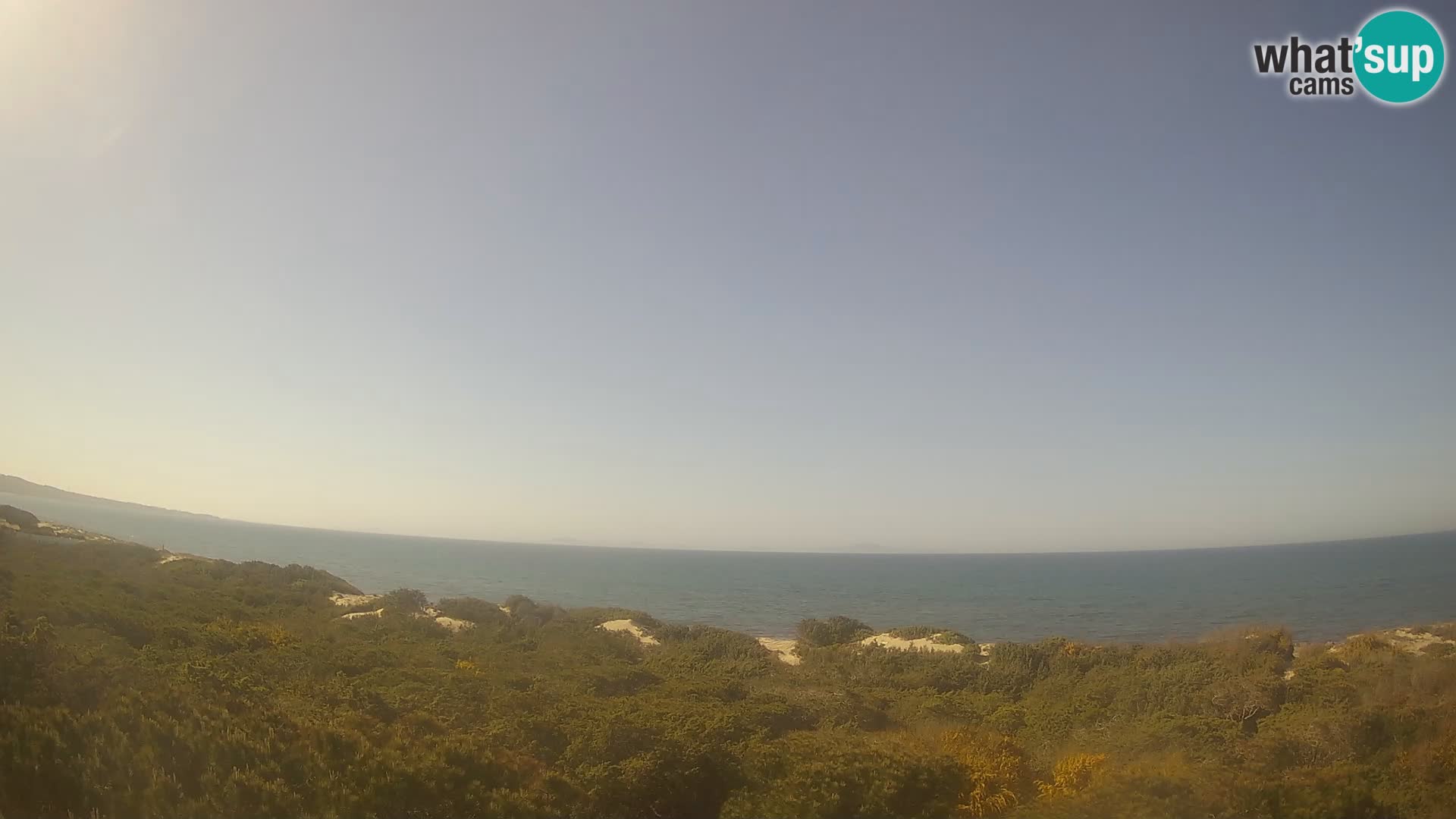 Villaplatamona, vista panorámica del Golfo de Asinara, Platamona, Sorso, Cerdeña – cámara web en vivo