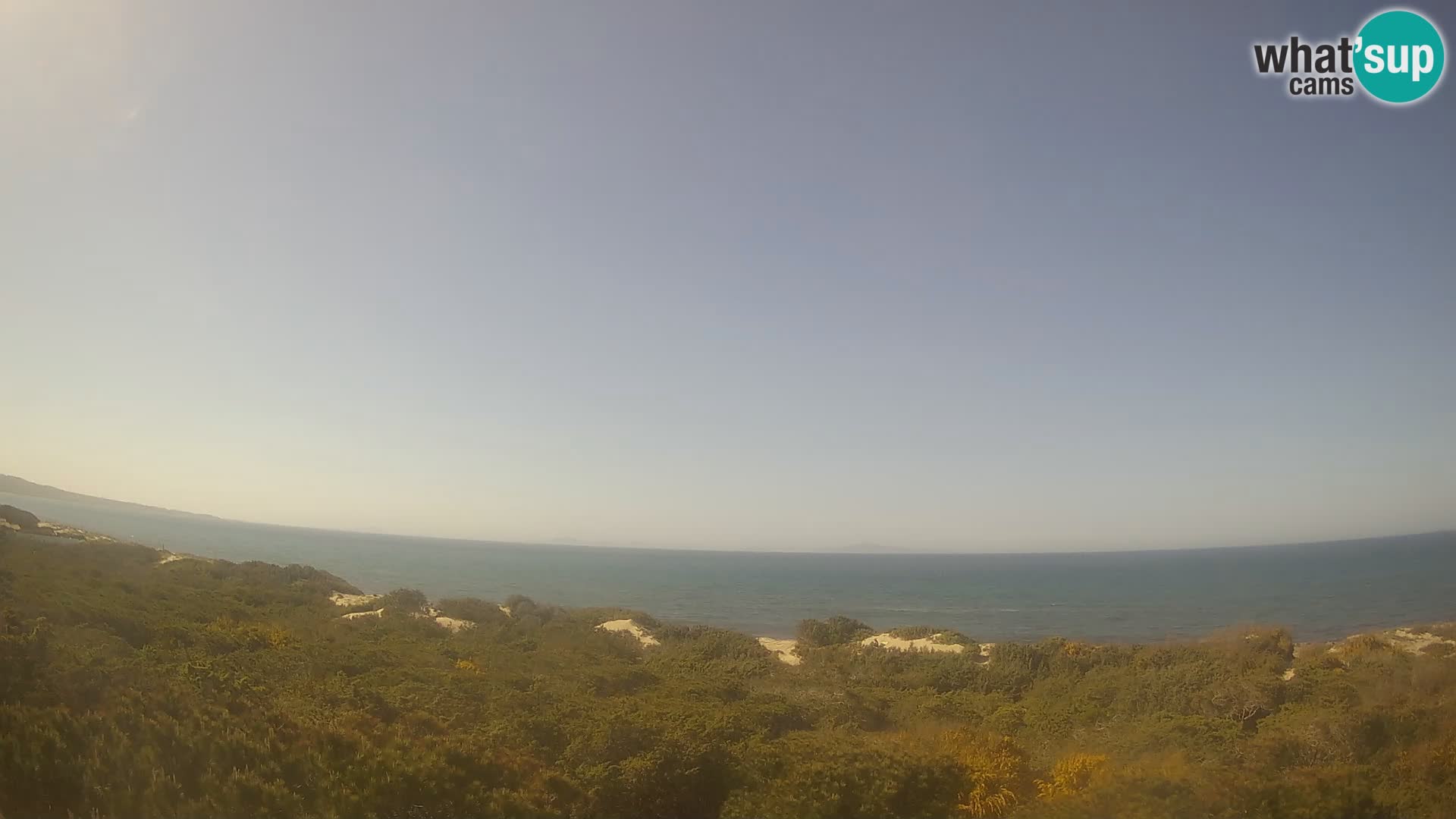 Villaplatamona, panoramski pogled na zaliv Asinara, Platamona, Sorso, Sardinija – spletna kamera v živo