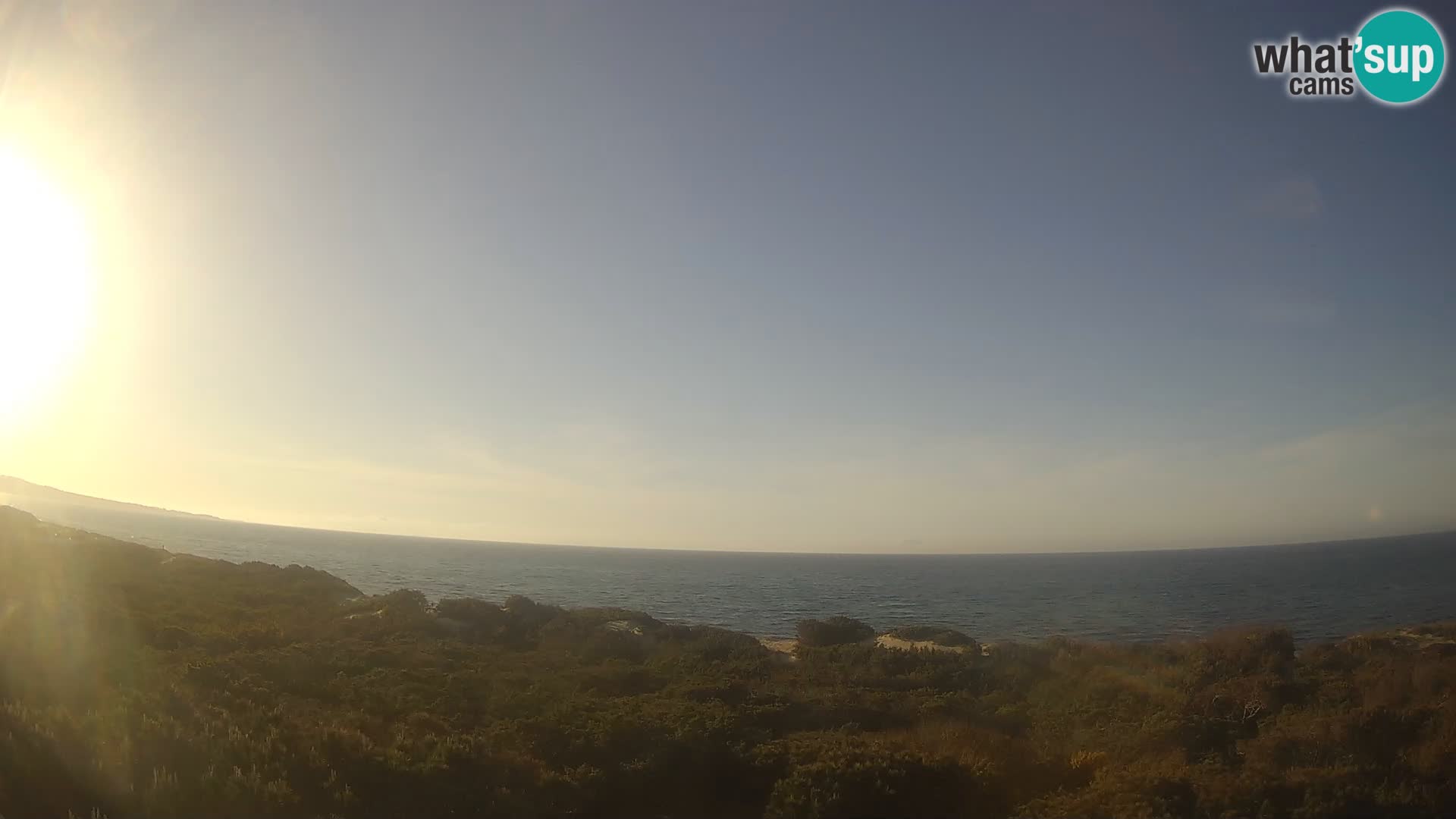 Villaplatamona, panoramic view of the Gulf of Asinara, Platamona, Sorso, Sardinia – live webcam