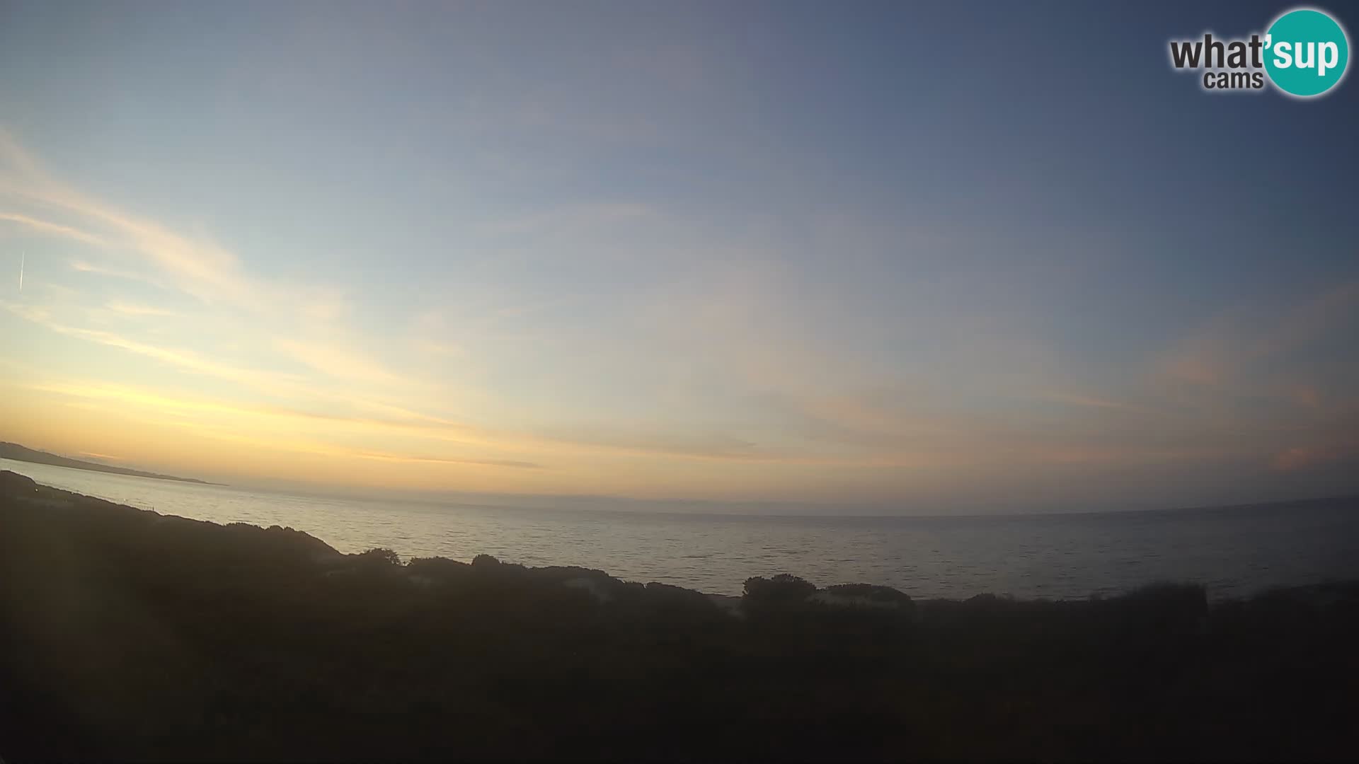 Villaplatamona, vista panoramica sul Golfo dell’Asinara, Platamona, Sorso, Sardegna – live webcam