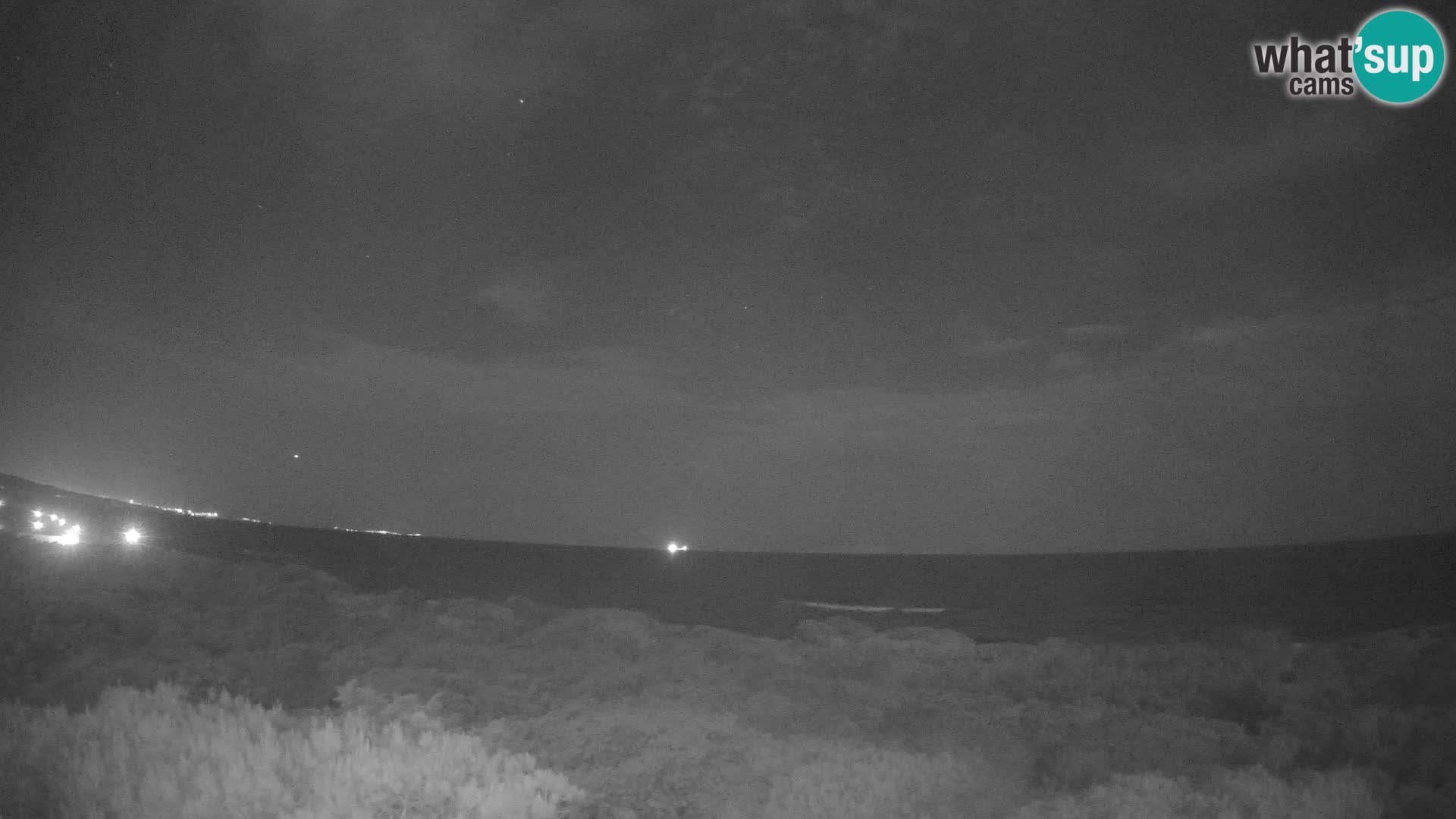 Villaplatamona, Panoramablick auf den Golf von Asinara, Platamona, Sorso, Sardinien – Live-Webcam