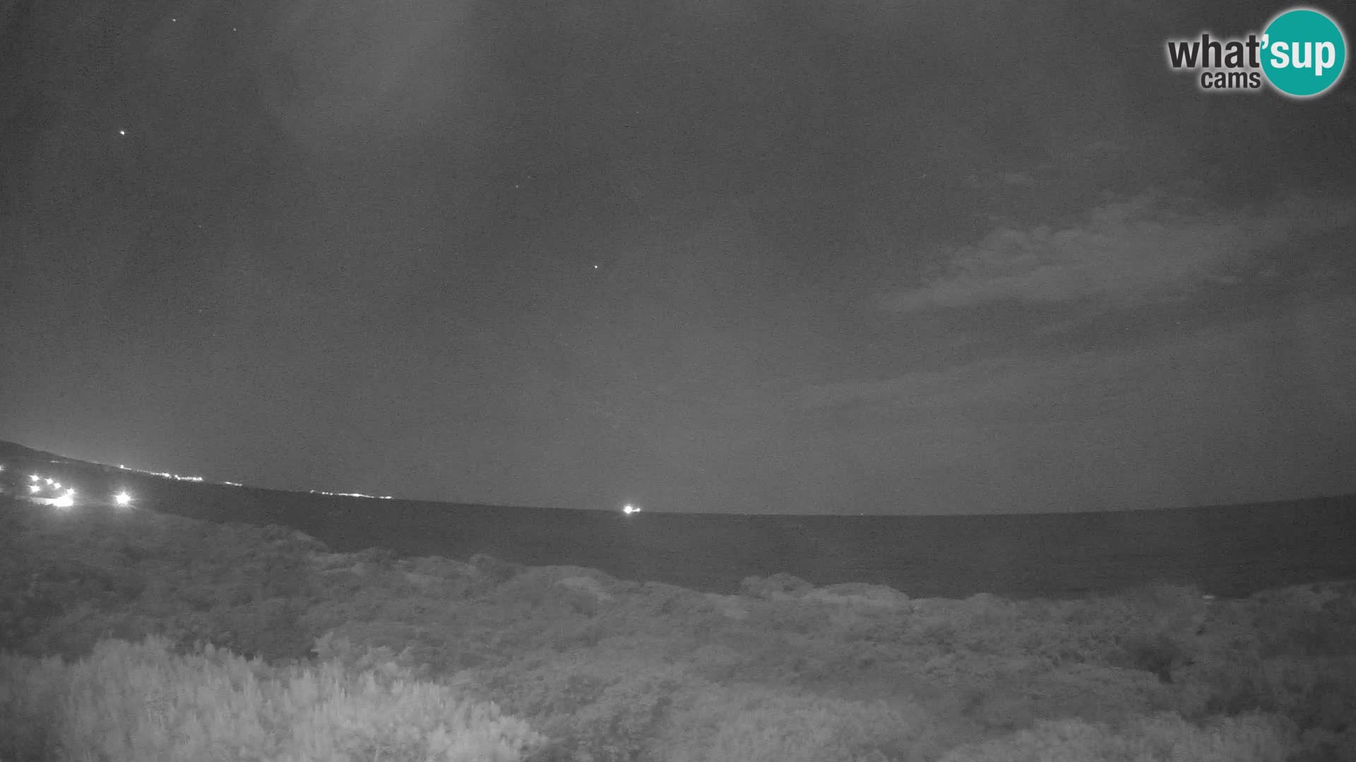 Villaplatamona, panoramski pogled na zaljev Asinara, Platamona, Sorso, Sardinija – web kamera uživo