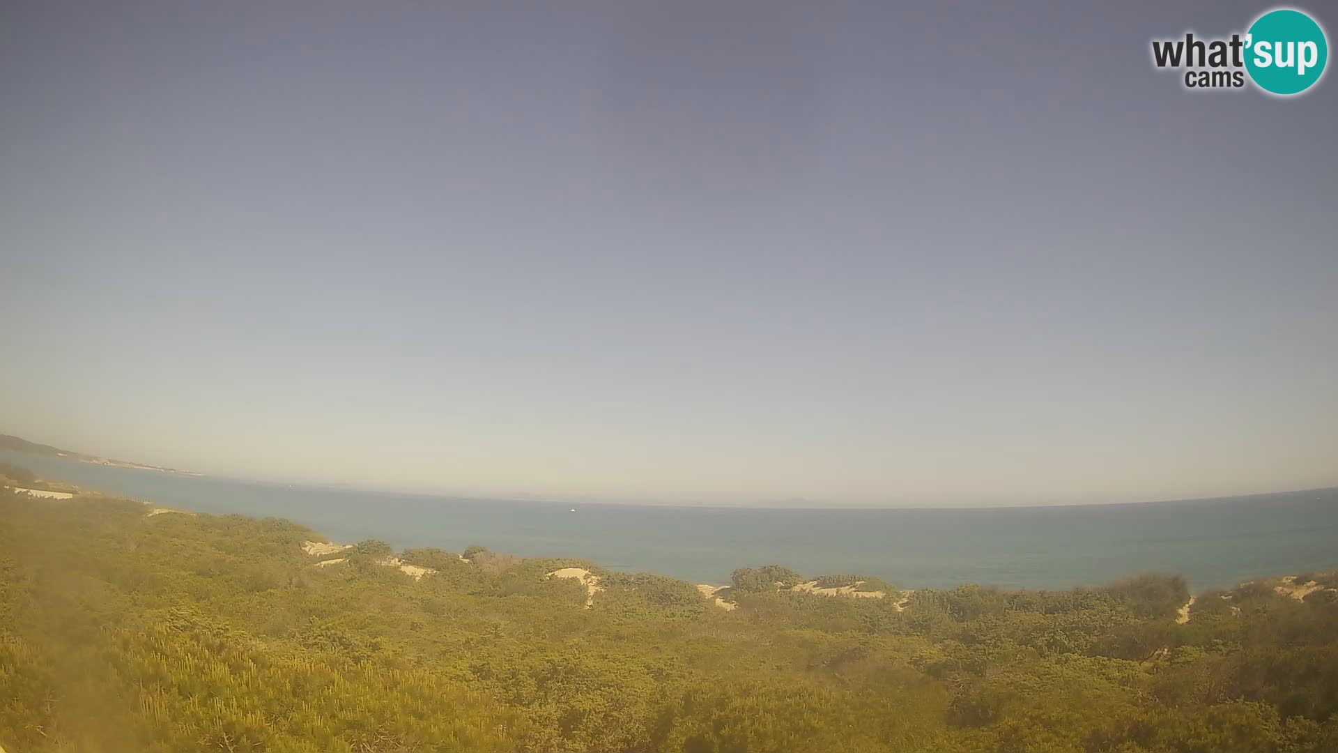 Villaplatamona, vista panorámica del Golfo de Asinara, Platamona, Sorso, Cerdeña – cámara web en vivo