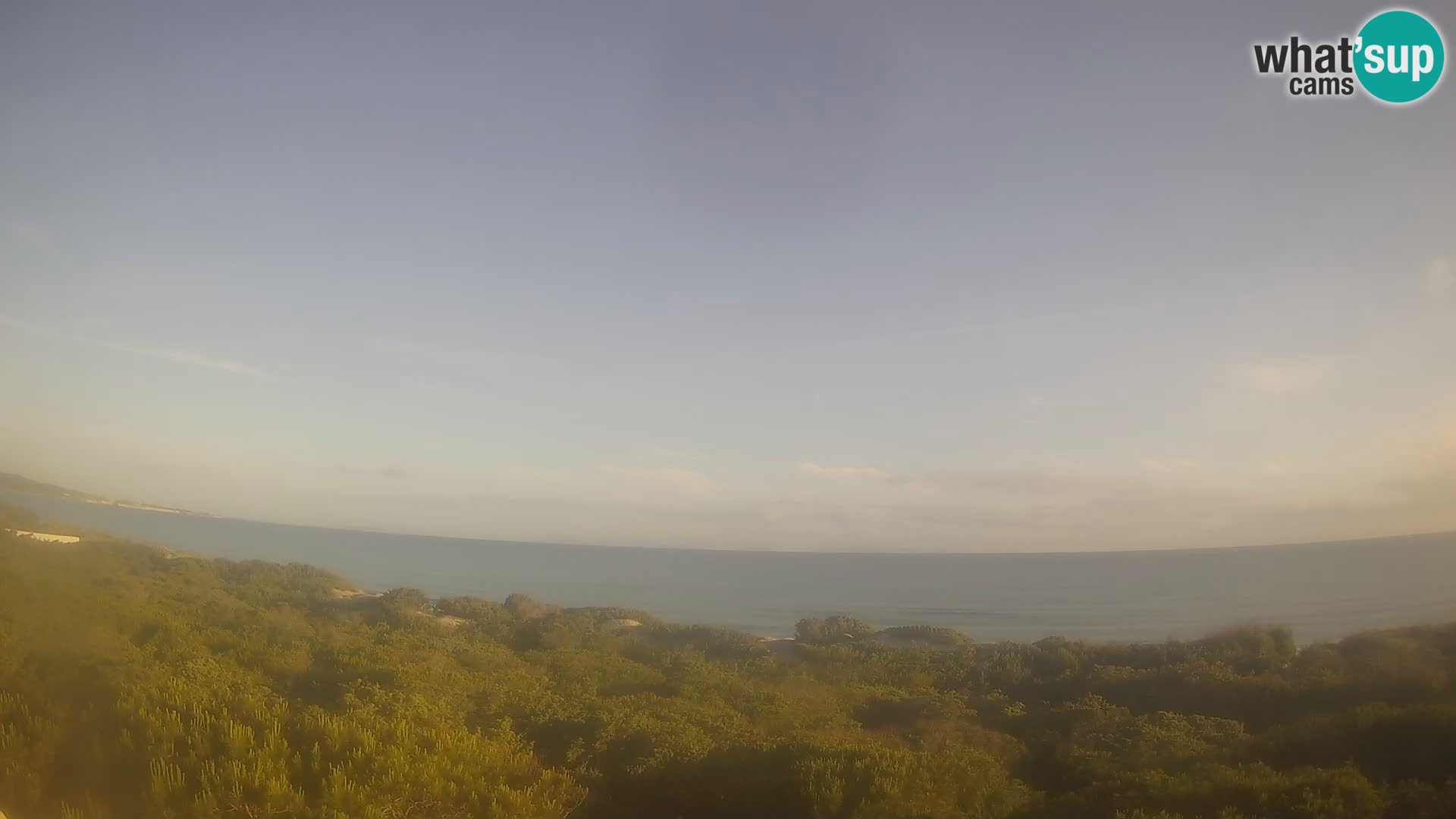 Villaplatamona, panoramic view of the Gulf of Asinara, Platamona, Sorso, Sardinia – live webcam