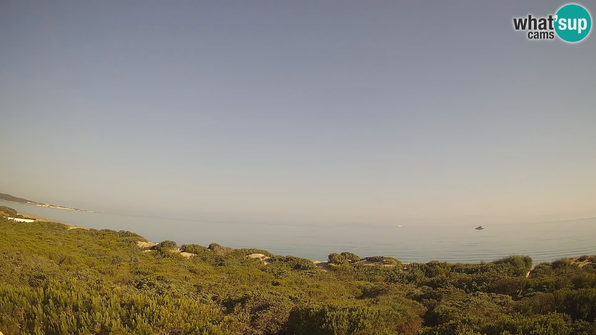 Villaplatamona, vista panorámica del Golfo de Asinara, Platamona, Sorso, Cerdeña – cámara web en vivo
