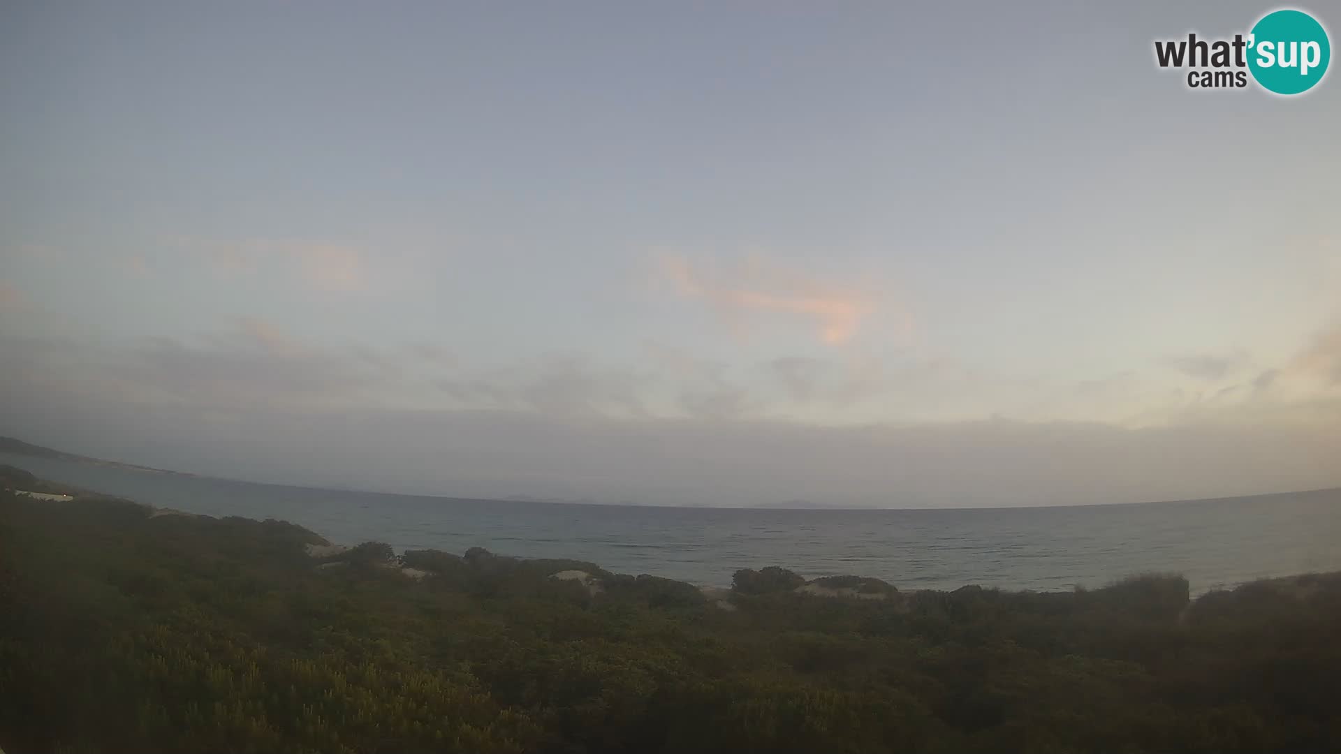 Villaplatamona, vue panoramique sur le golfe de l’Asinara, Platamona, Sorso, Sardaigne – webcam en direct