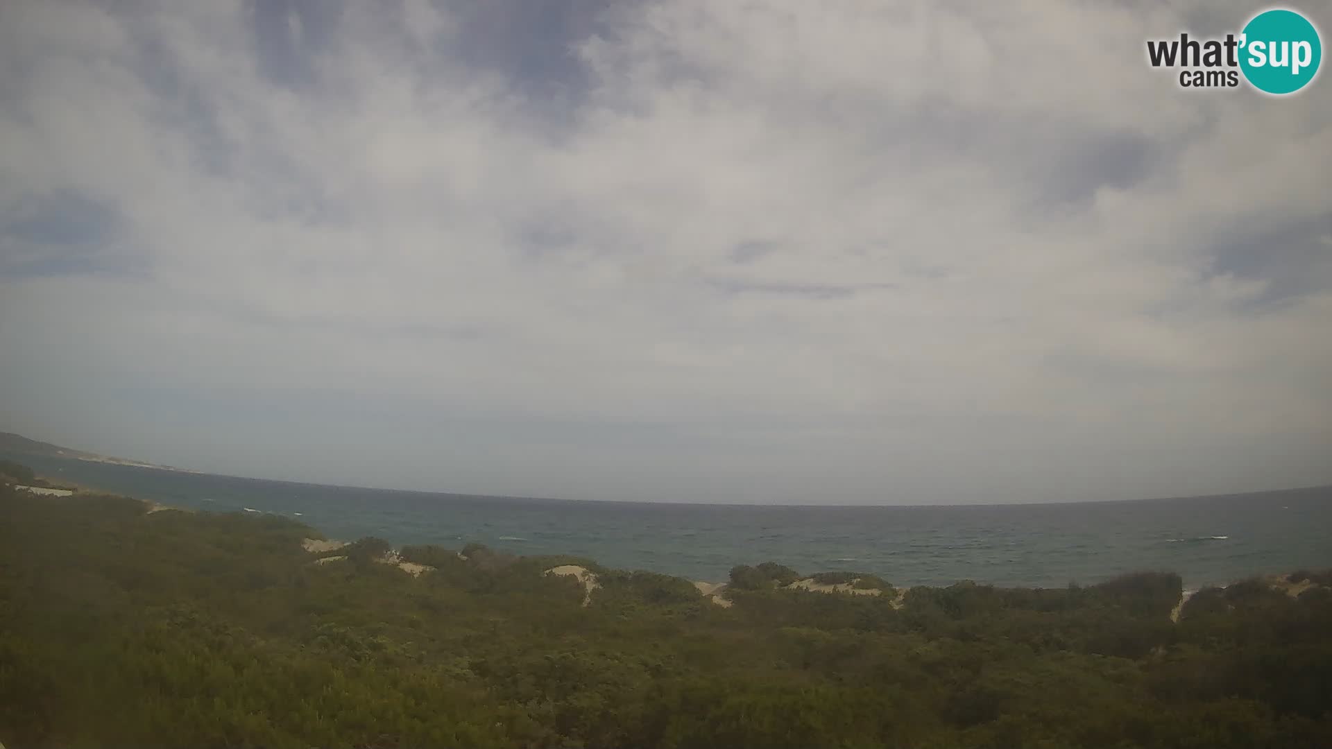 Villaplatamona, panoramski pogled na zaljev Asinara, Platamona, Sorso, Sardinija – web kamera uživo