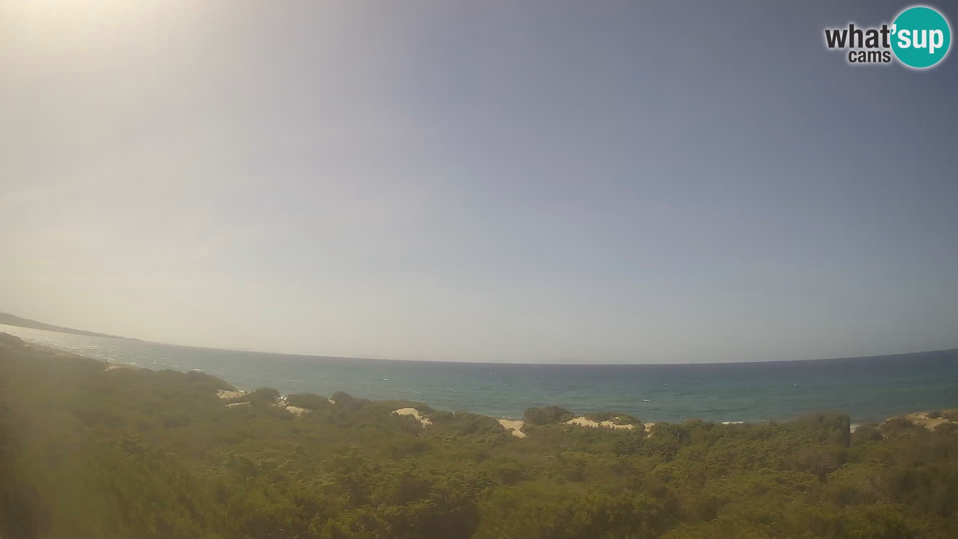 Villaplatamona, panoramski pogled na zaliv Asinara, Platamona, Sorso, Sardinija – spletna kamera v živo