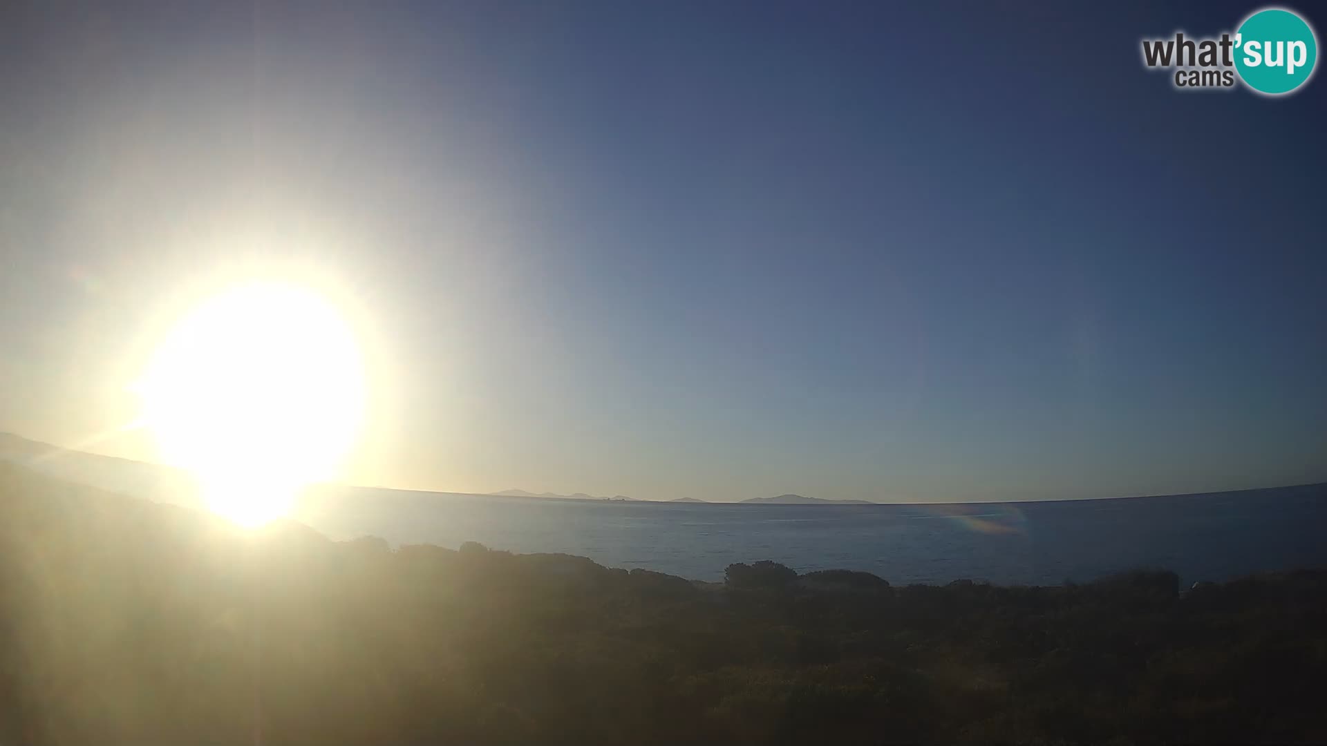 Villaplatamona, vista panorámica del Golfo de Asinara, Platamona, Sorso, Cerdeña – cámara web en vivo