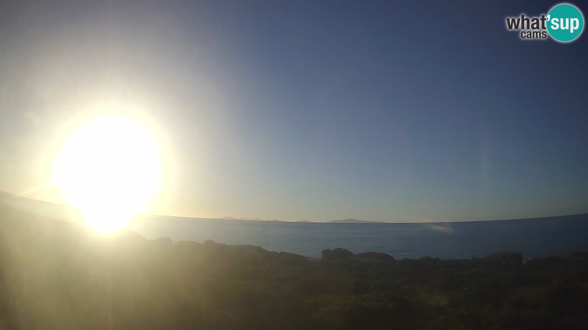 Villaplatamona, panoramski pogled na zaljev Asinara, Platamona, Sorso, Sardinija – web kamera uživo