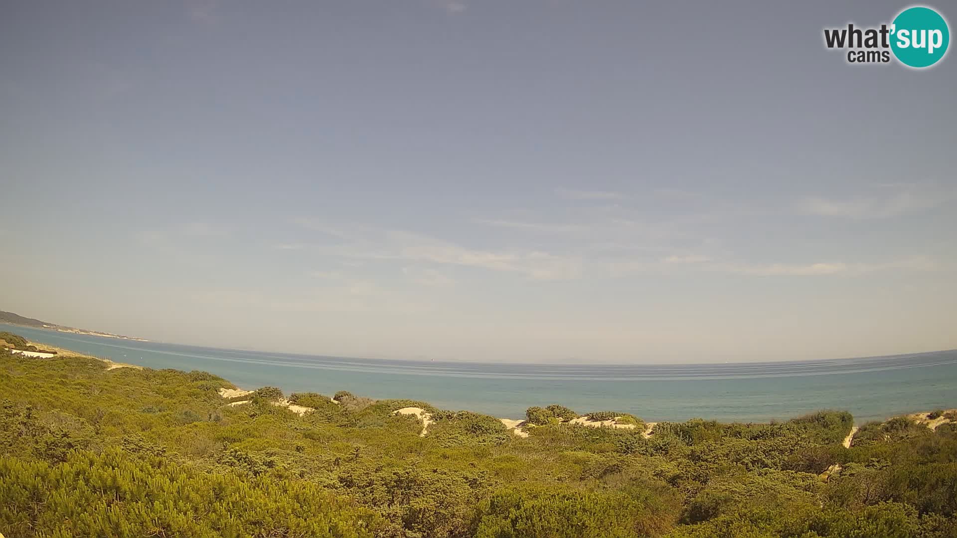 Villaplatamona, panoramic view of the Gulf of Asinara, Platamona, Sorso, Sardinia – live webcam