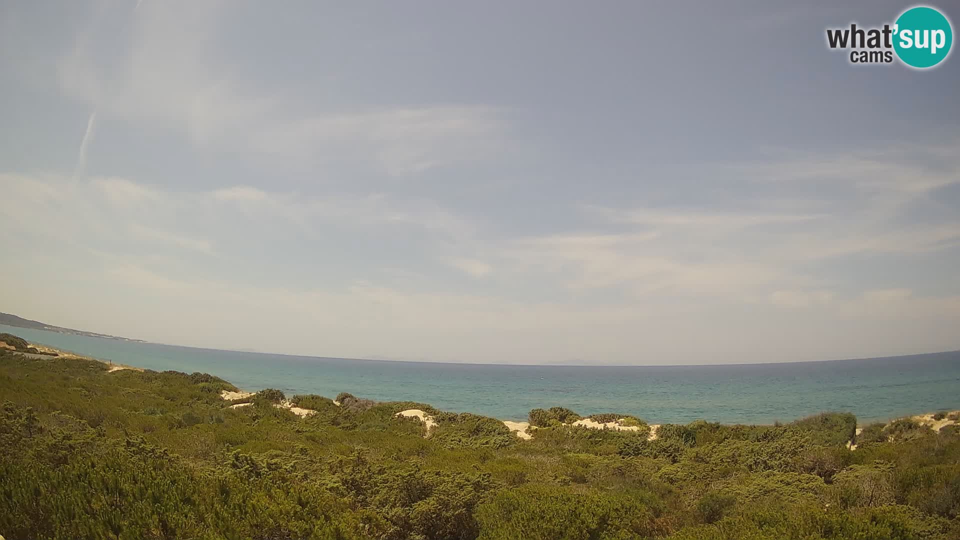 Villaplatamona, panoramic view of the Gulf of Asinara, Platamona, Sorso, Sardinia – live webcam