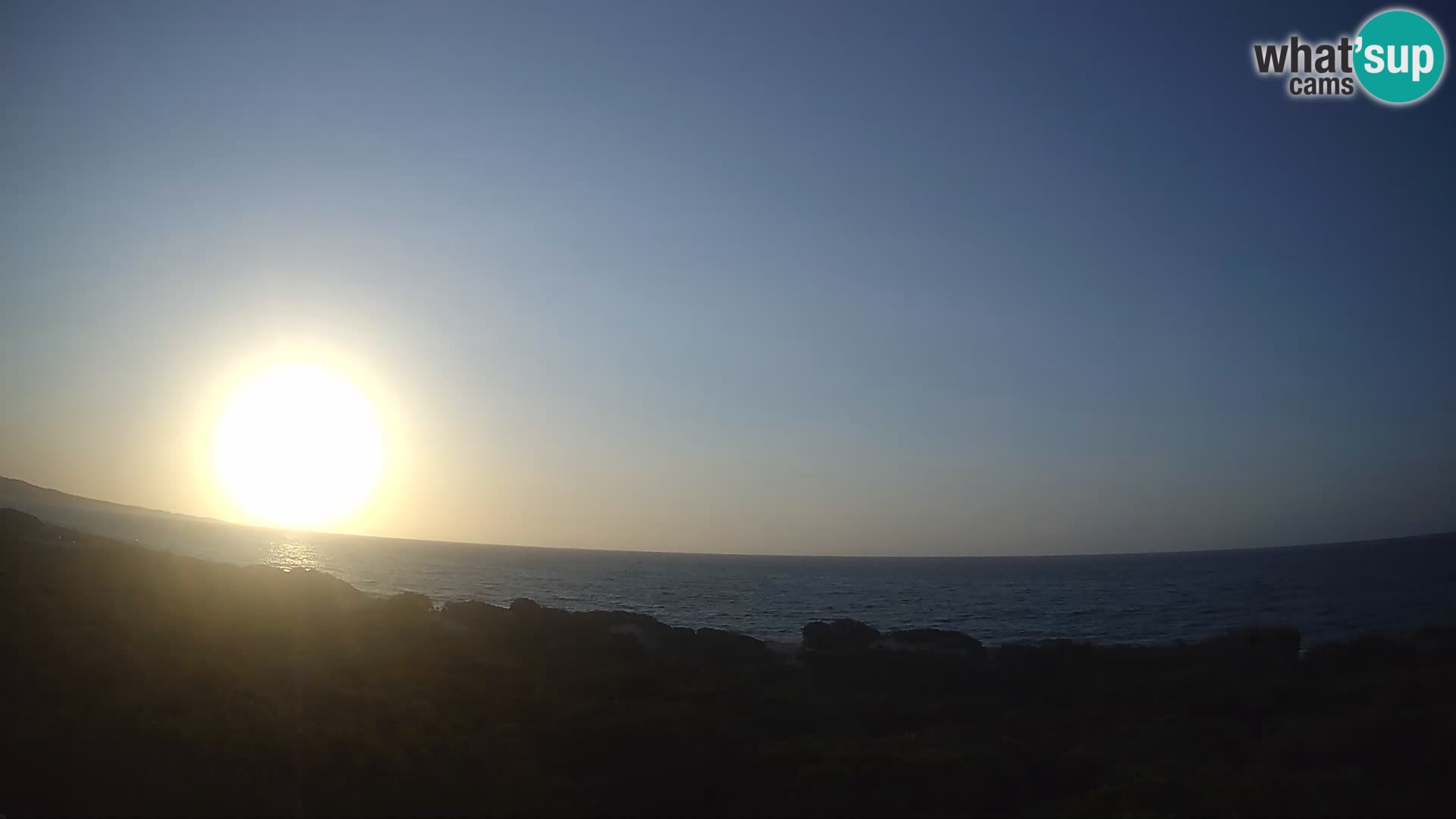 Villaplatamona, vue panoramique sur le golfe de l’Asinara, Platamona, Sorso, Sardaigne – webcam en direct