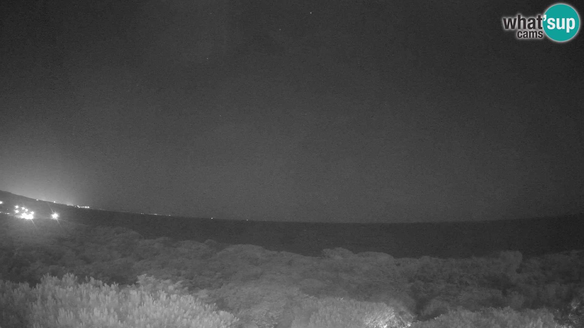 Villaplatamona, Panoramablick auf den Golf von Asinara, Platamona, Sorso, Sardinien – Live-Webcam