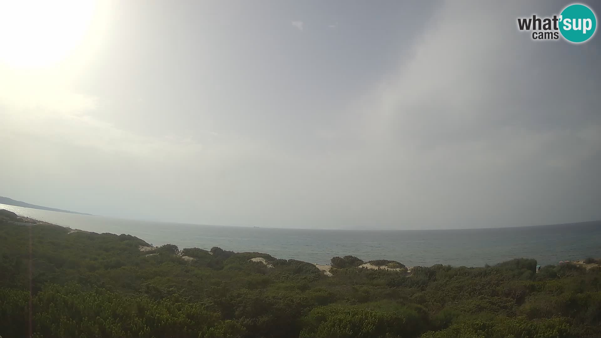 Villaplatamona, vue panoramique sur le golfe de l’Asinara, Platamona, Sorso, Sardaigne – webcam en direct