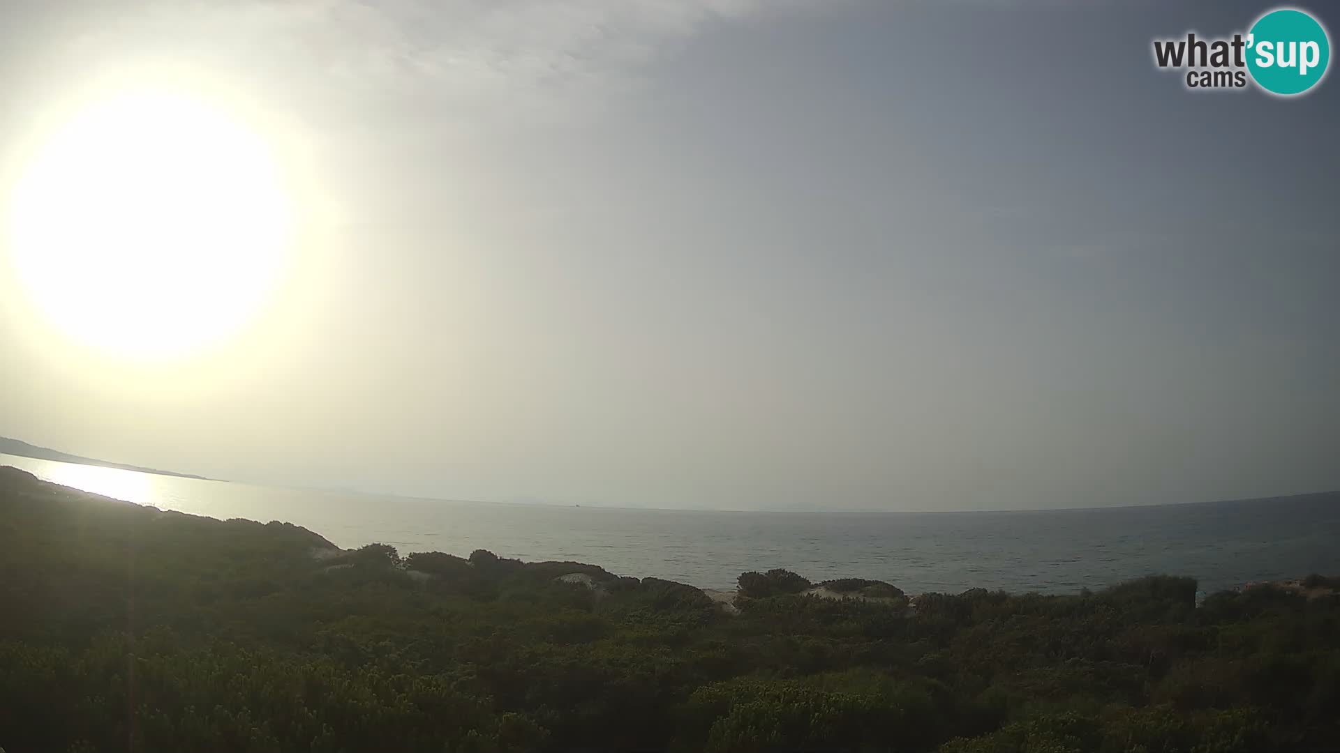 Villaplatamona, vista panorámica del Golfo de Asinara, Platamona, Sorso, Cerdeña – cámara web en vivo