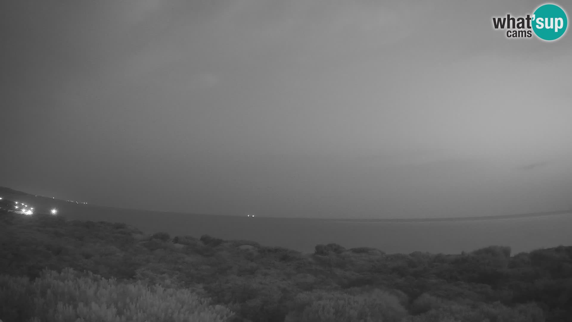 Villaplatamona, panoramski pogled na zaliv Asinara, Platamona, Sorso, Sardinija – spletna kamera v živo