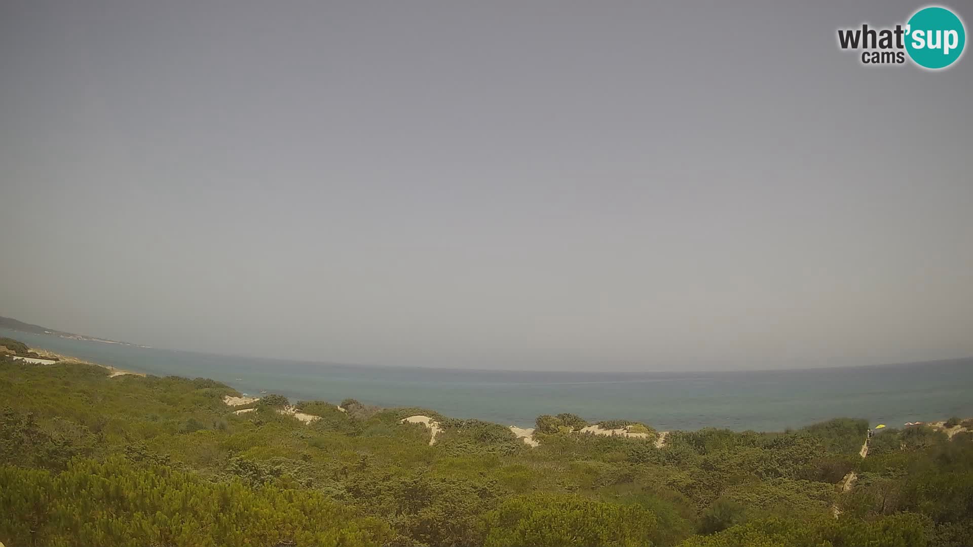 Villaplatamona, panoramic view of the Gulf of Asinara, Platamona, Sorso, Sardinia – live webcam