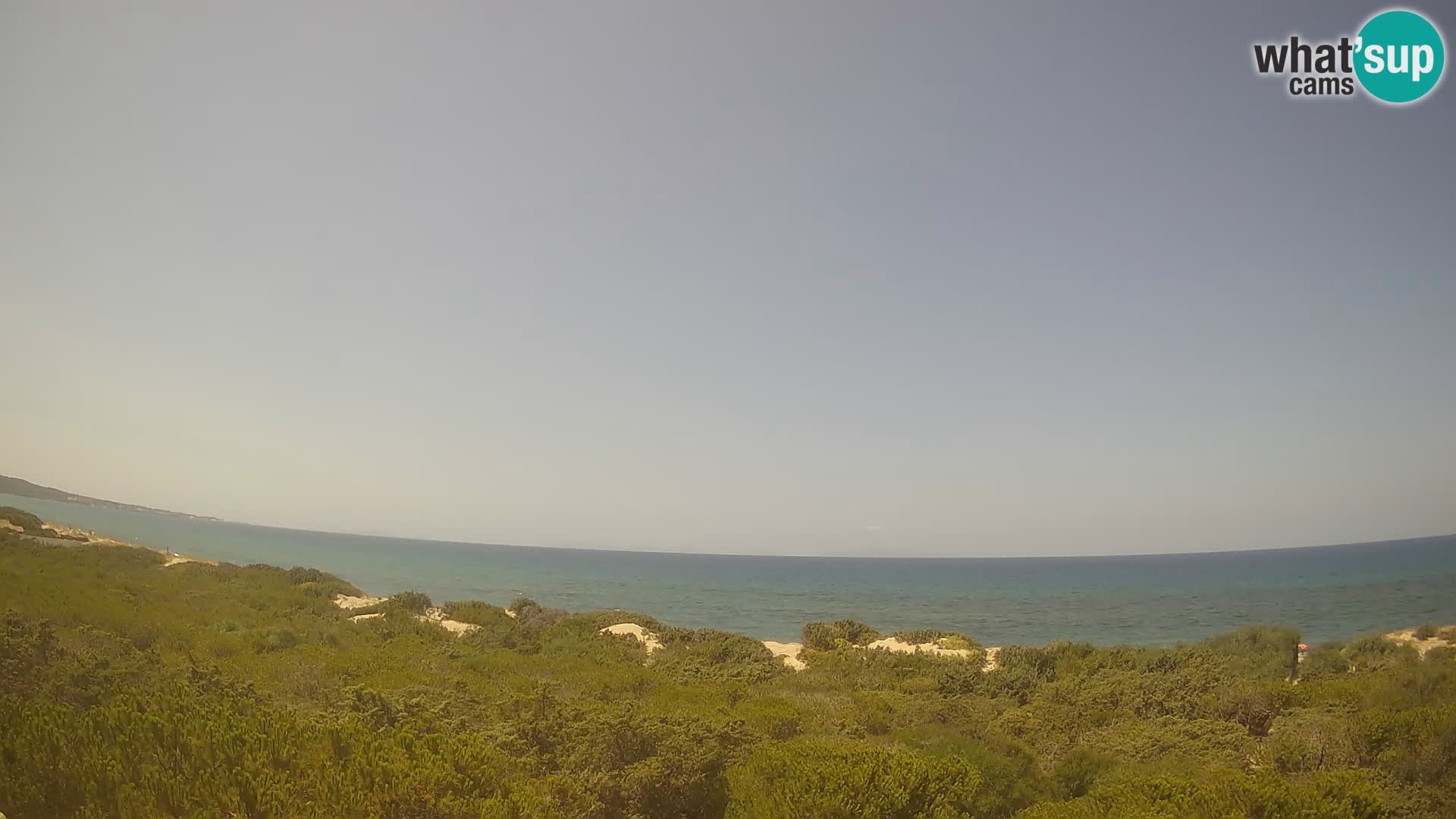 Villaplatamona, panoramski pogled na zaliv Asinara, Platamona, Sorso, Sardinija – spletna kamera v živo