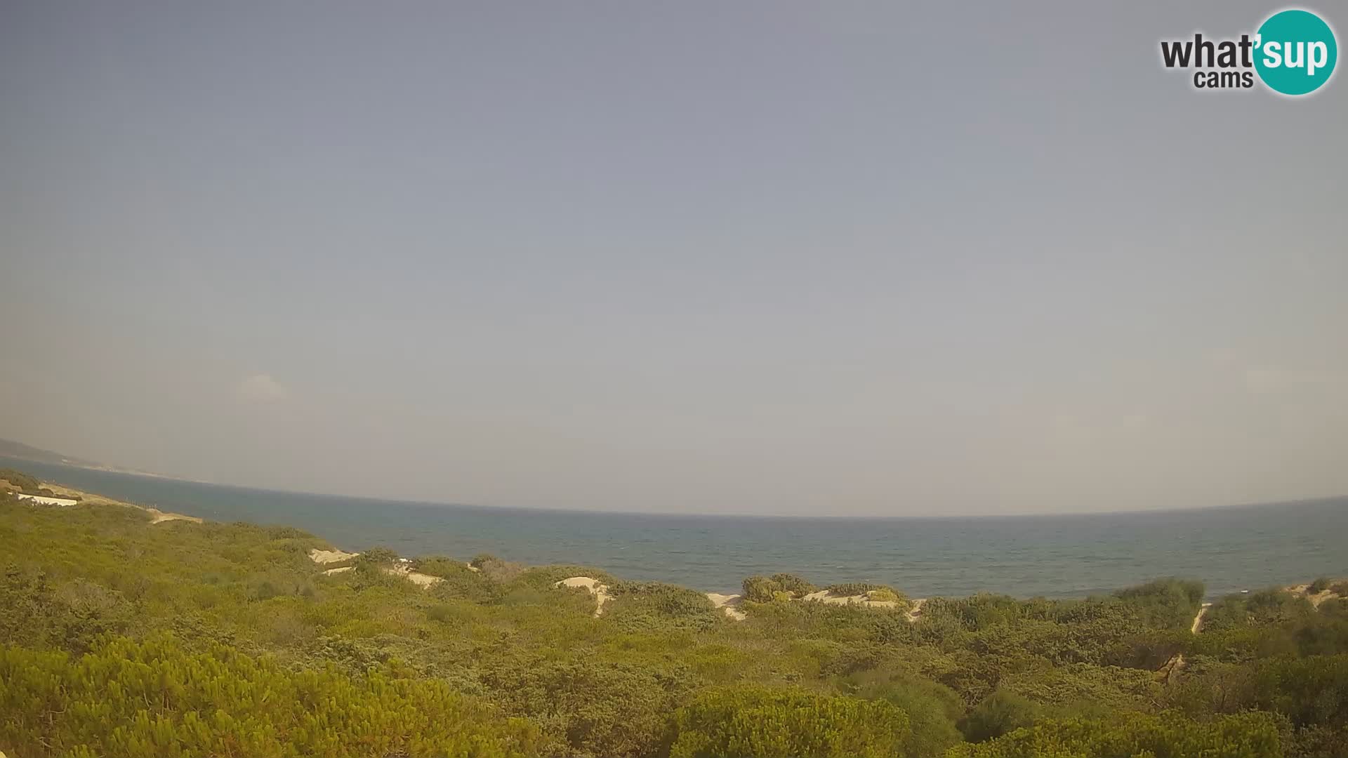 Villaplatamona, vue panoramique sur le golfe de l’Asinara, Platamona, Sorso, Sardaigne – webcam en direct