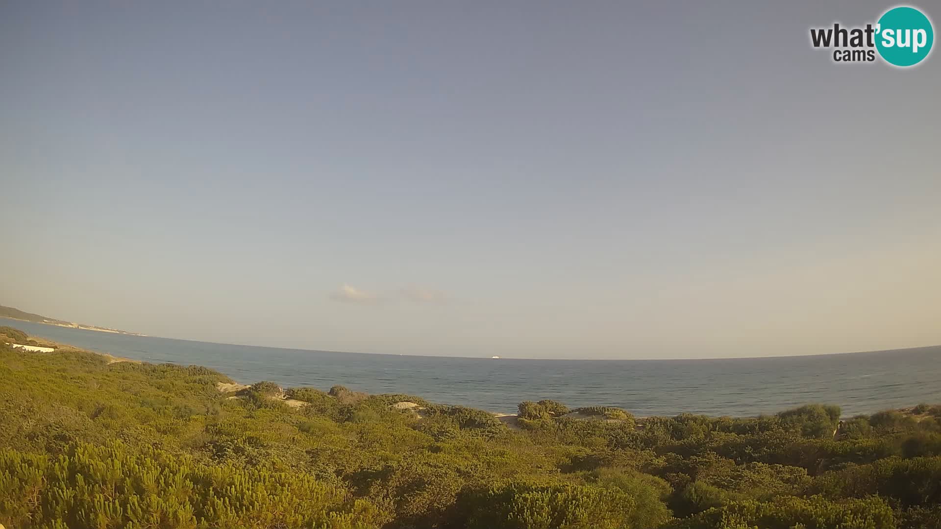 Villaplatamona, panoramic view of the Gulf of Asinara, Platamona, Sorso, Sardinia – live webcam