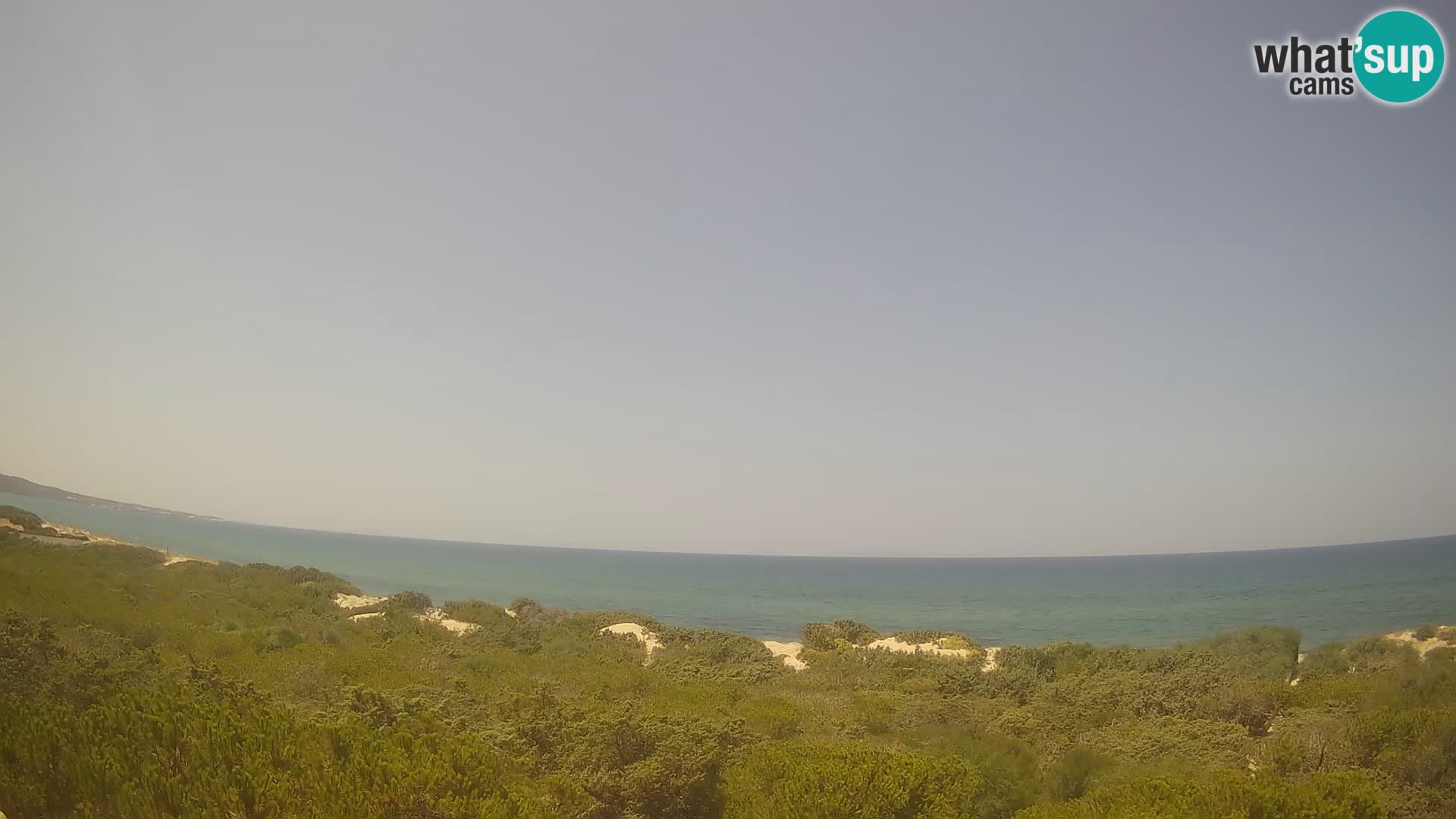 Villaplatamona, vista panorámica del Golfo de Asinara, Platamona, Sorso, Cerdeña – cámara web en vivo