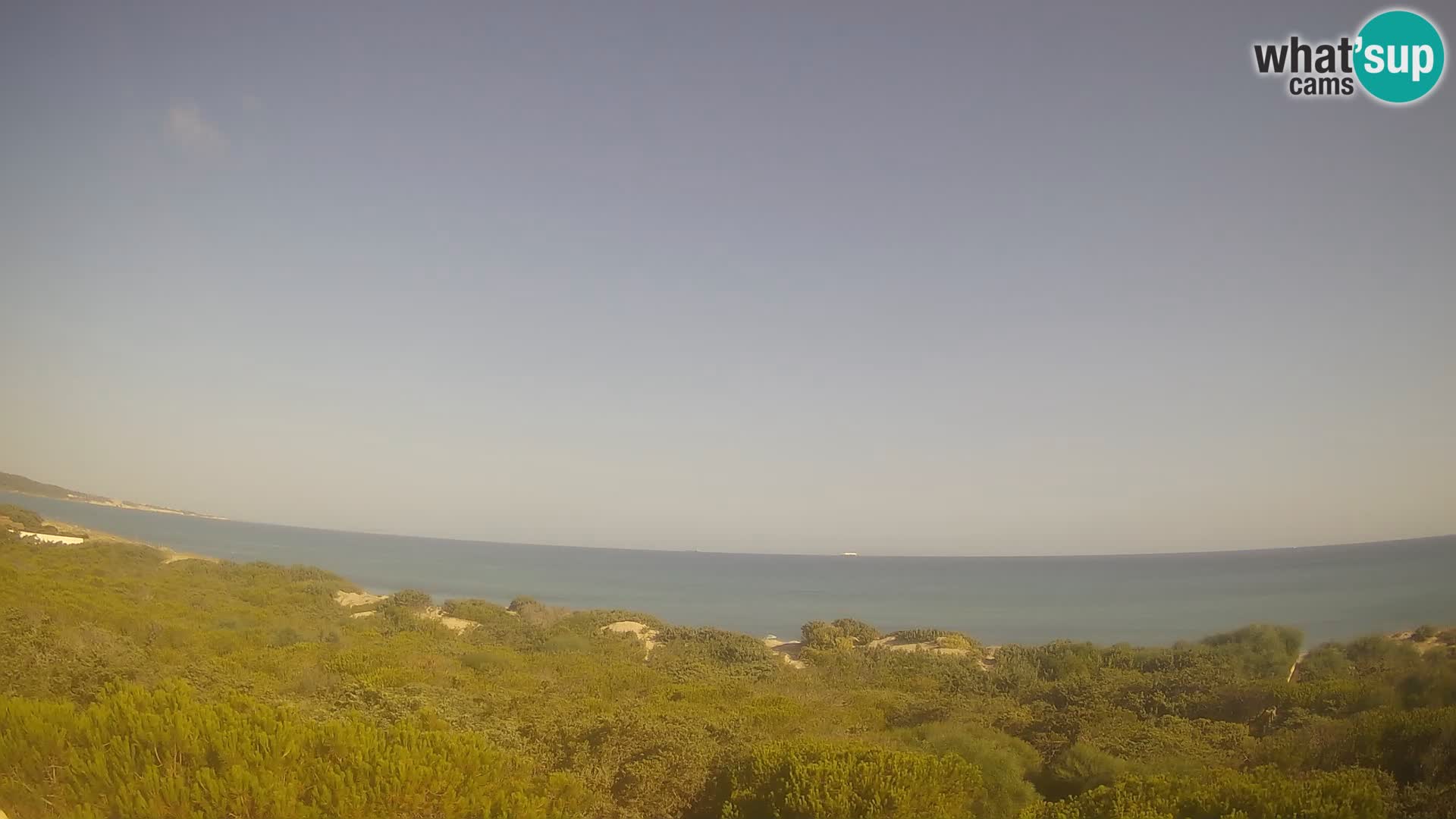 Villaplatamona, panoramic view of the Gulf of Asinara, Platamona, Sorso, Sardinia – live webcam