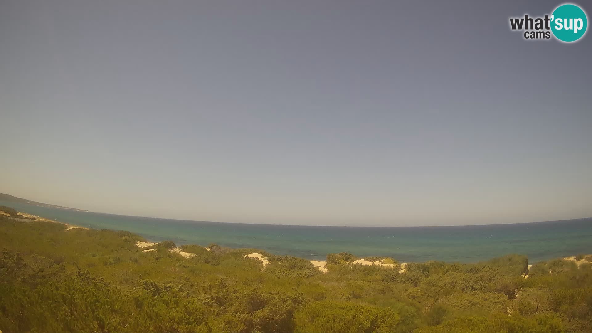 Villaplatamona, vue panoramique sur le golfe de l’Asinara, Platamona, Sorso, Sardaigne – webcam en direct