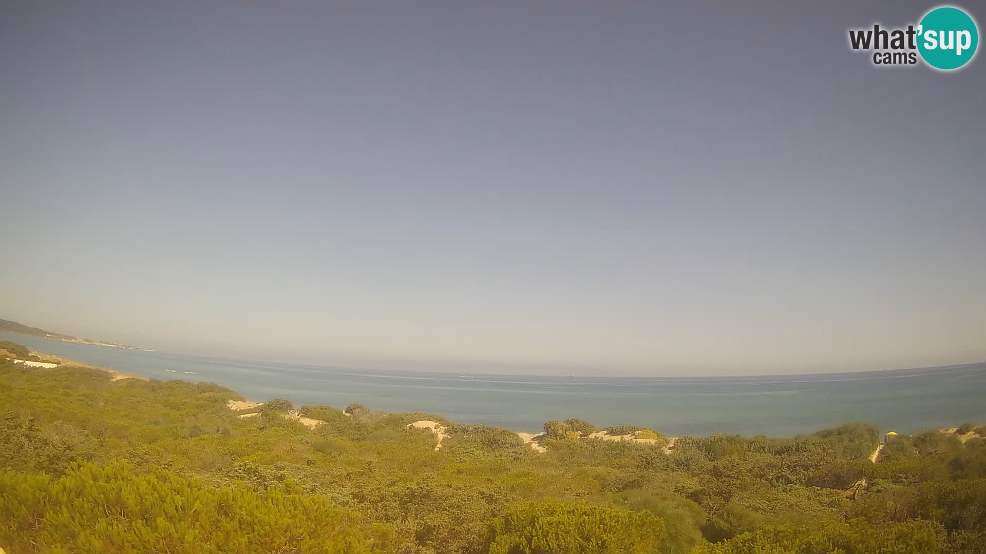 Villaplatamona, vista panorámica del Golfo de Asinara, Platamona, Sorso, Cerdeña – cámara web en vivo