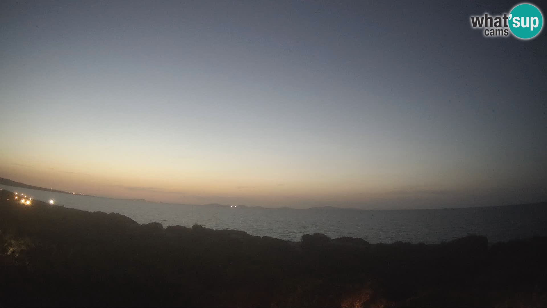Villaplatamona, panoramski pogled na zaliv Asinara, Platamona, Sorso, Sardinija – spletna kamera v živo