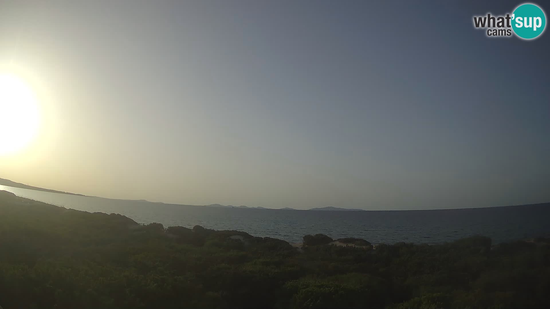 Villaplatamona, vue panoramique sur le golfe de l’Asinara, Platamona, Sorso, Sardaigne – webcam en direct