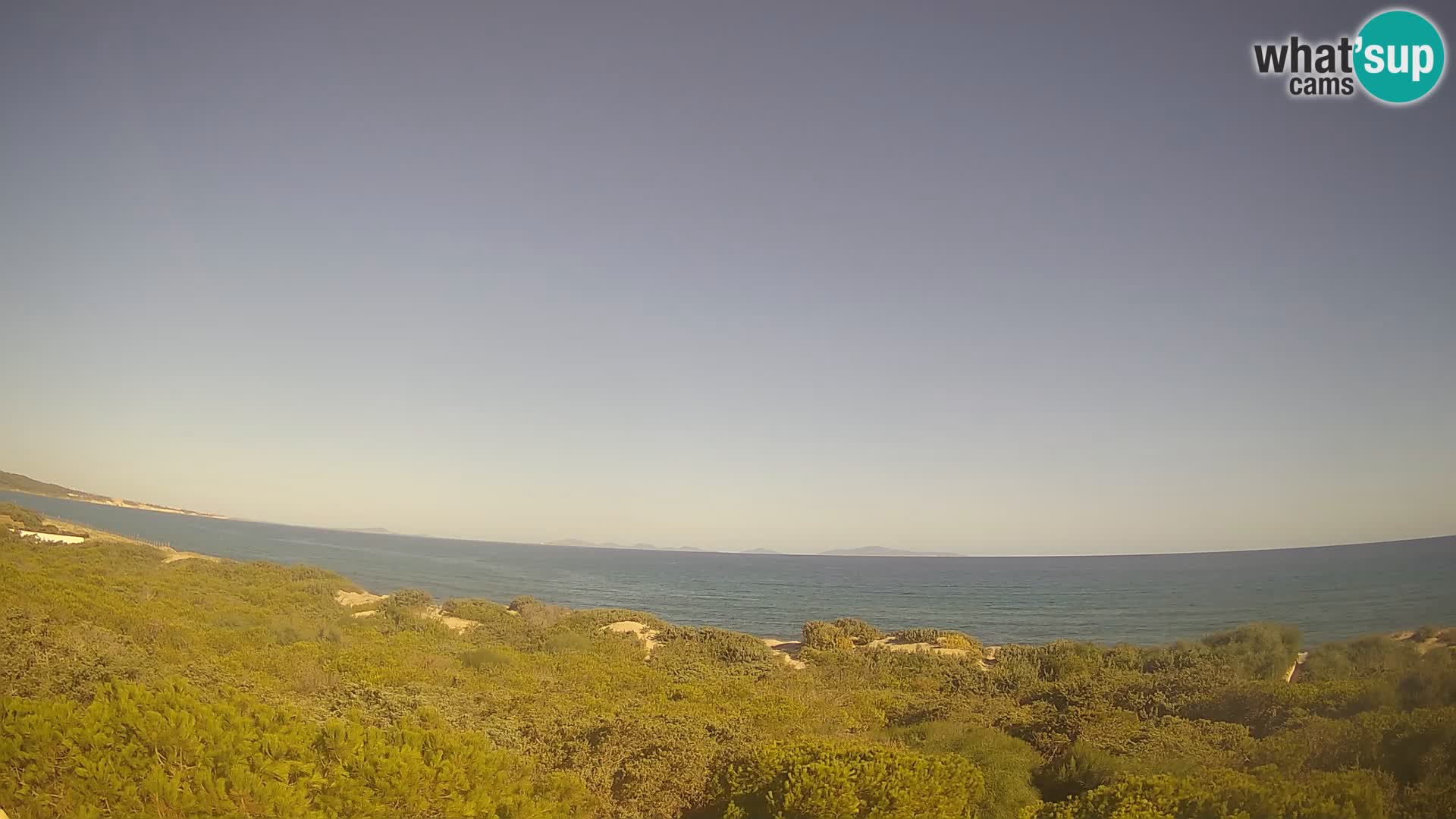 Villaplatamona, vista panorámica del Golfo de Asinara, Platamona, Sorso, Cerdeña – cámara web en vivo