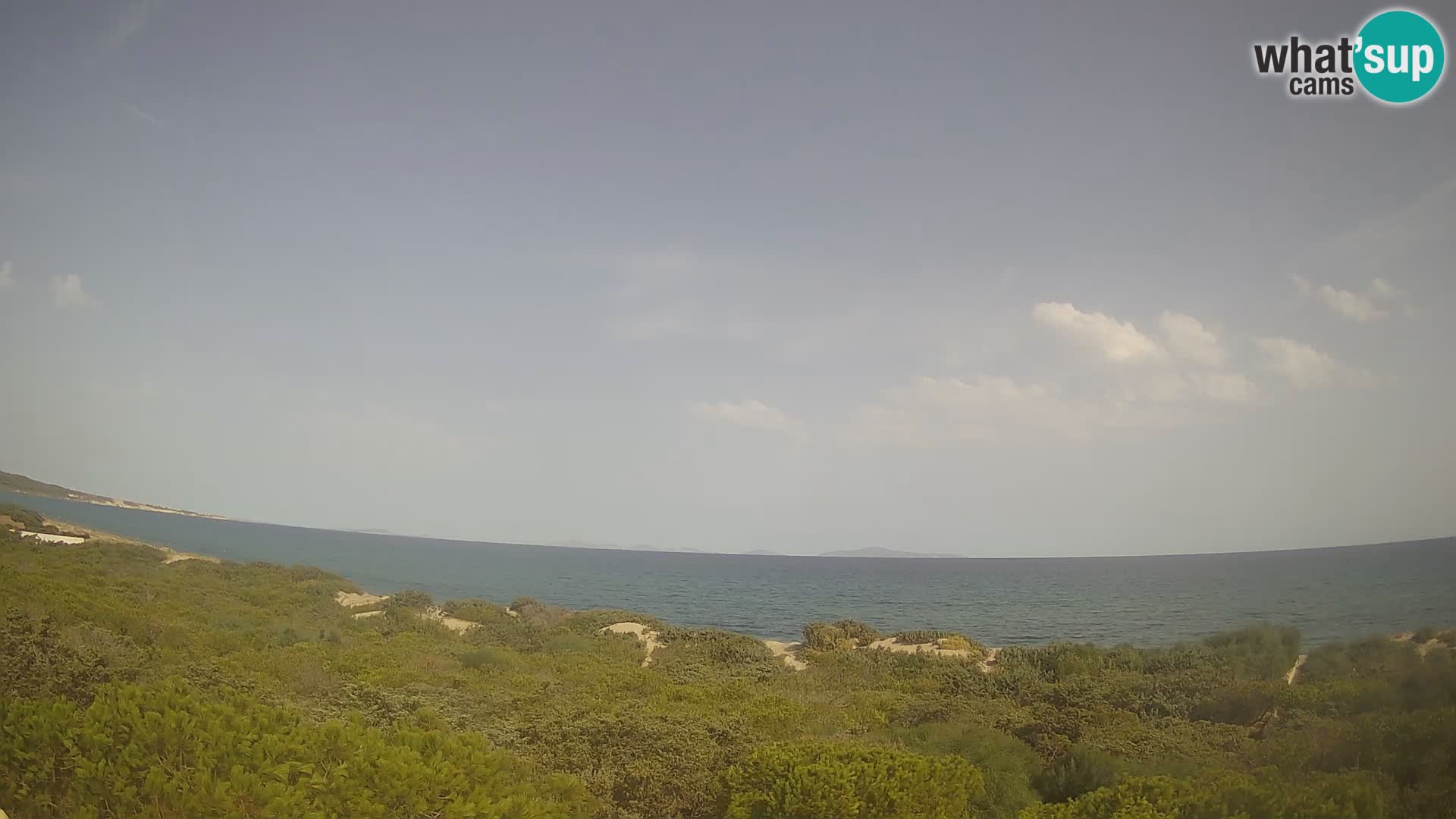 Villaplatamona, panoramic view of the Gulf of Asinara, Platamona, Sorso, Sardinia – live webcam