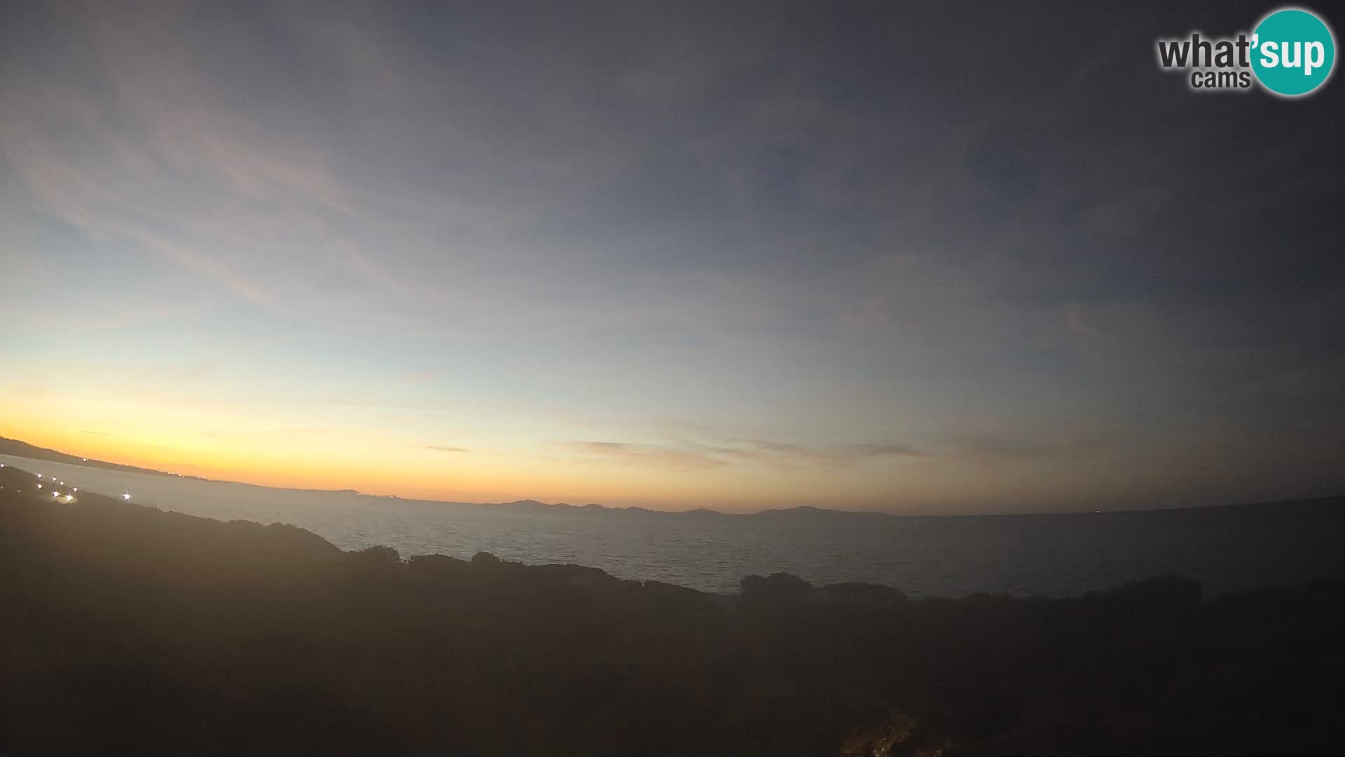 Villaplatamona, vista panoramica sul Golfo dell’Asinara, Platamona, Sorso, Sardegna – live webcam