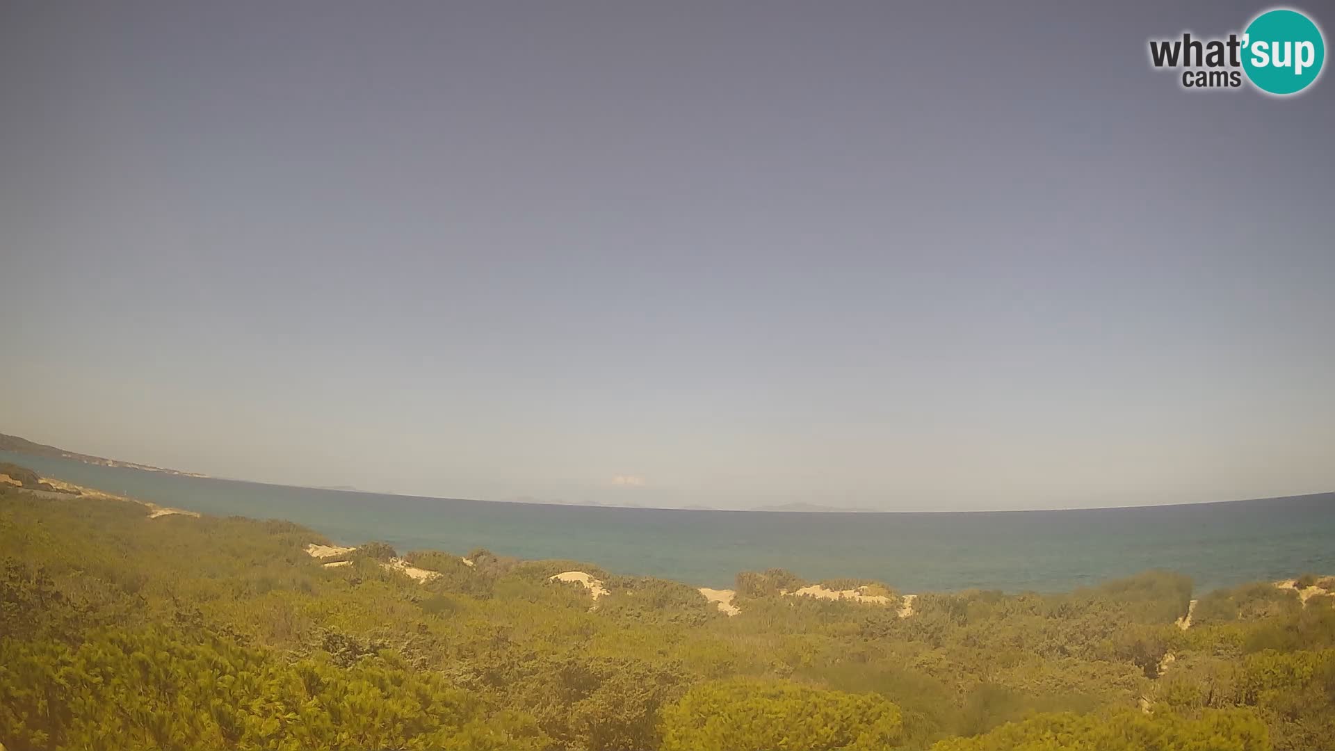 Villaplatamona, panoramic view of the Gulf of Asinara, Platamona, Sorso, Sardinia – live webcam