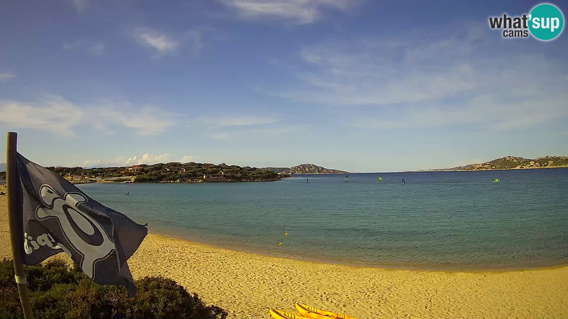 Spletna kamera Marina di Sorso – plaža Lido di Sorso – Sardinija