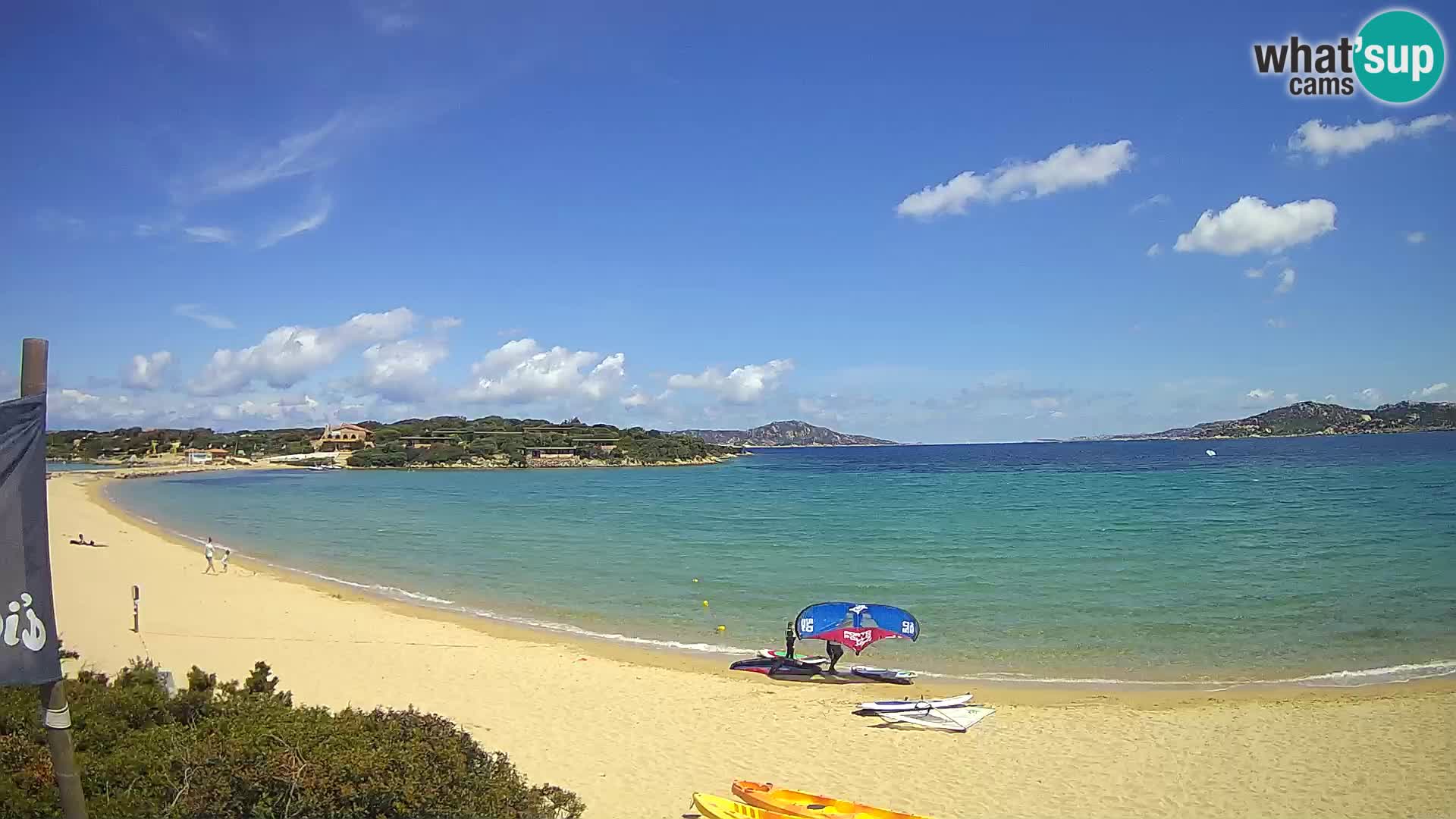 Web kamera Marina di Sorso – plaža Lido di Sorso – Sardinija