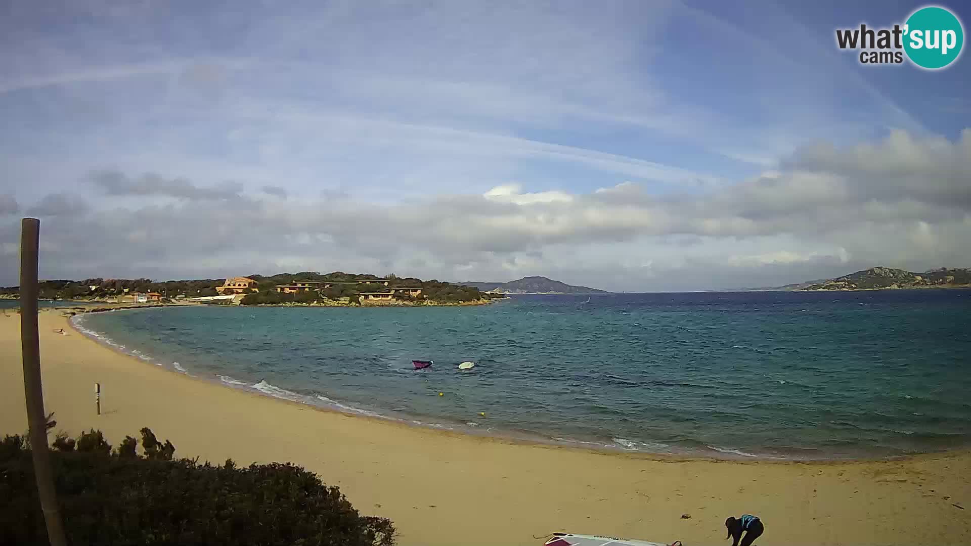 Spletna kamera Marina di Sorso – plaža Lido di Sorso – Sardinija