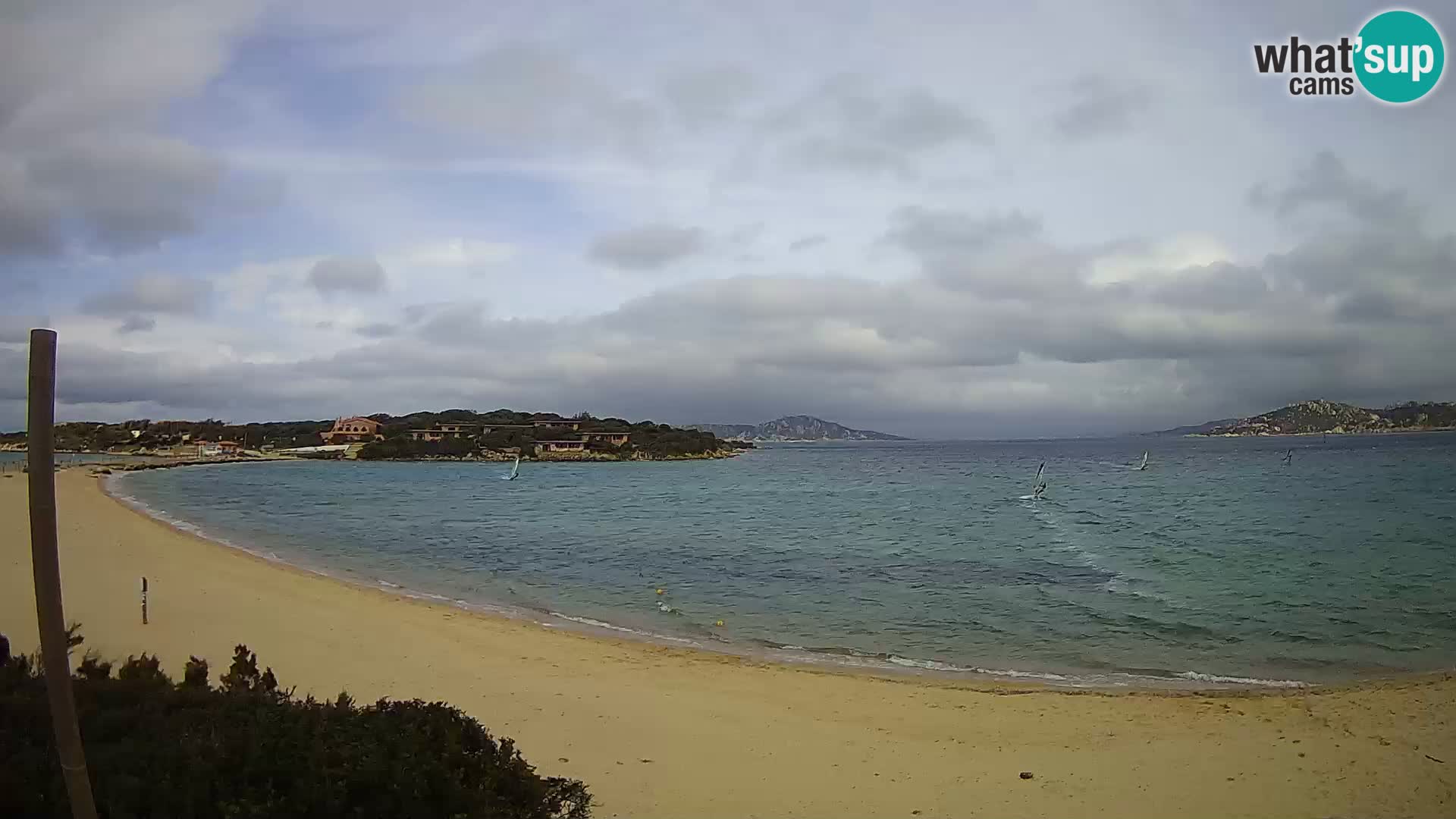 Spletna kamera Marina di Sorso – plaža Lido di Sorso – Sardinija