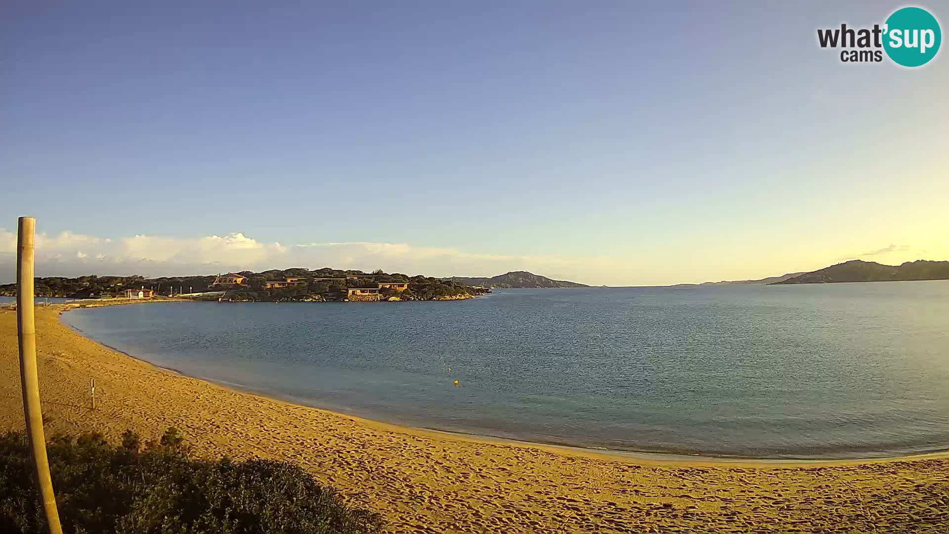 Spletna kamera Marina di Sorso – plaža Lido di Sorso – Sardinija