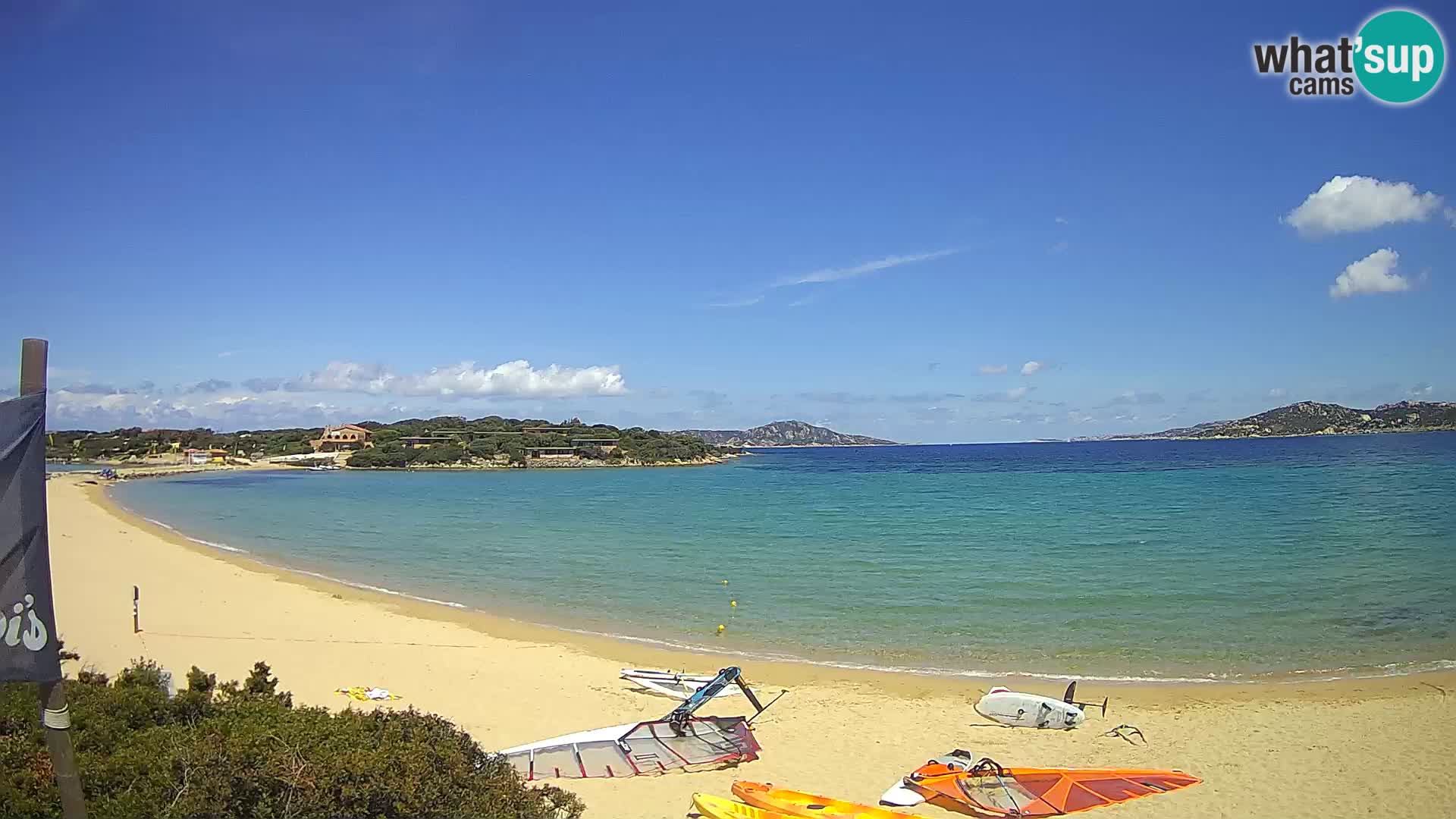 Web kamera Marina di Sorso – plaža Lido di Sorso – Sardinija