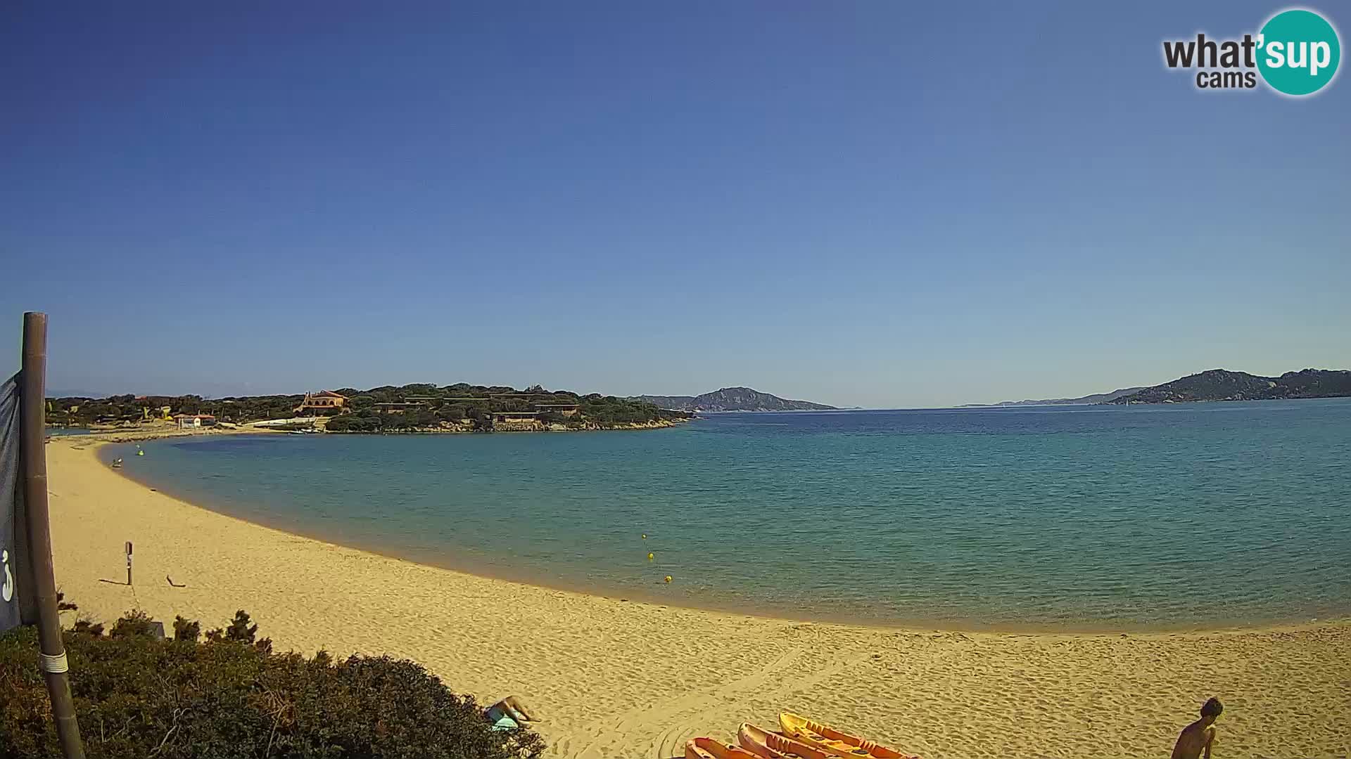 Web kamera Marina di Sorso – plaža Lido di Sorso – Sardinija