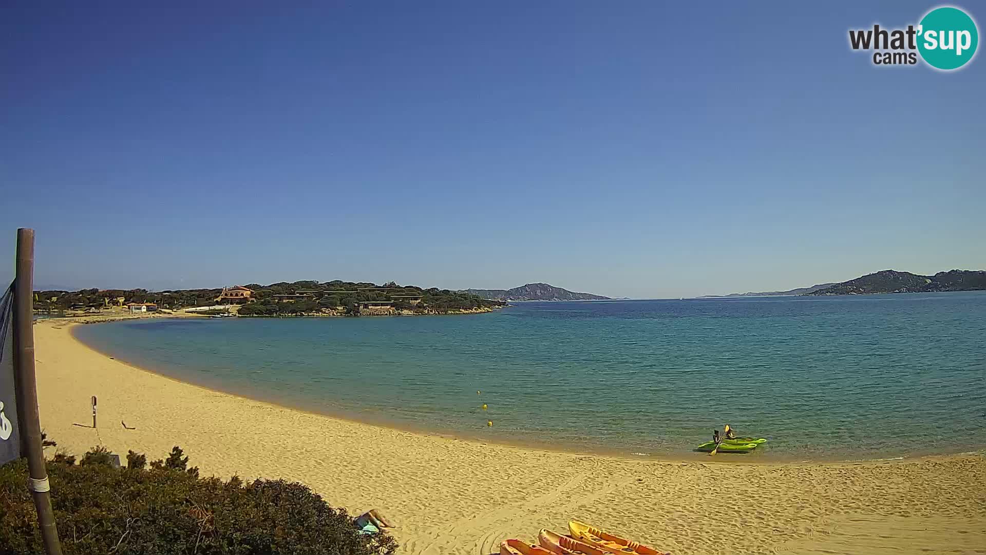 Web kamera Marina di Sorso – plaža Lido di Sorso – Sardinija