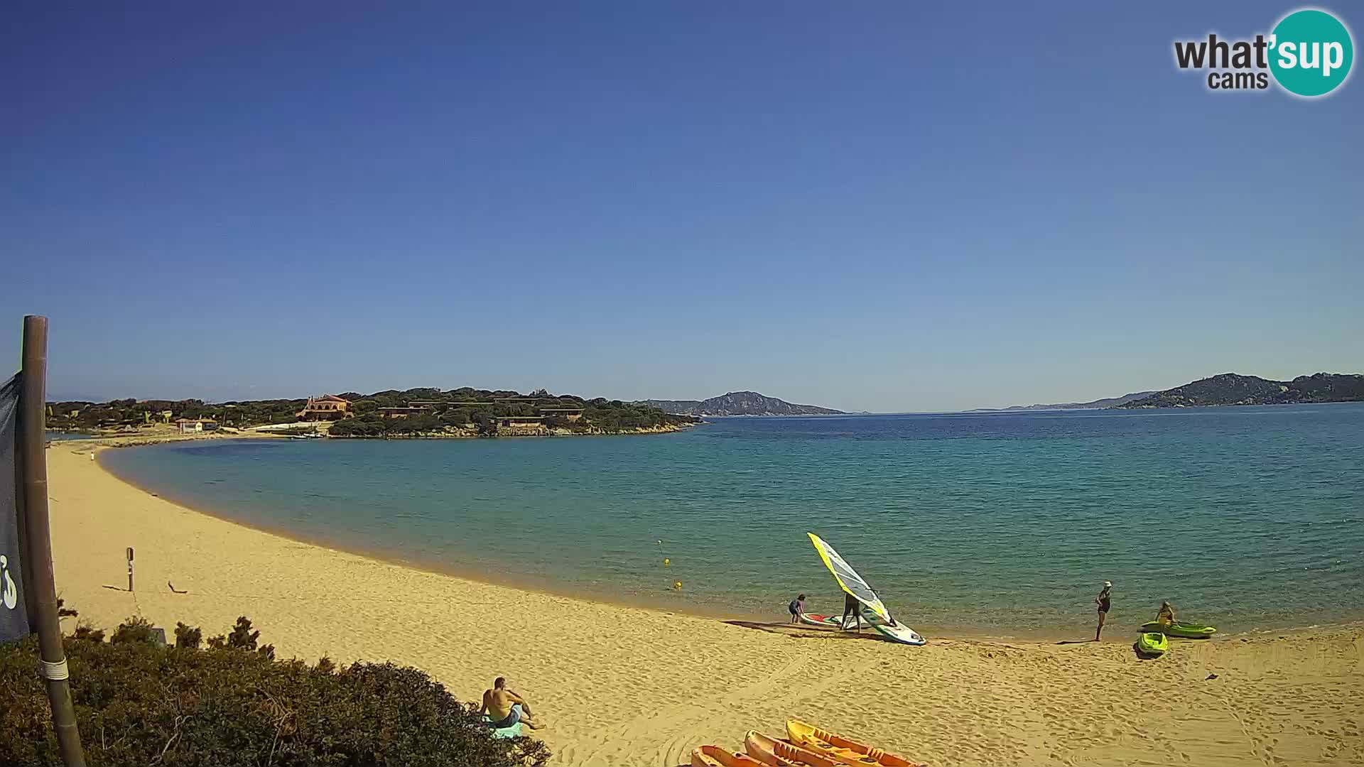 Web kamera Marina di Sorso – plaža Lido di Sorso – Sardinija